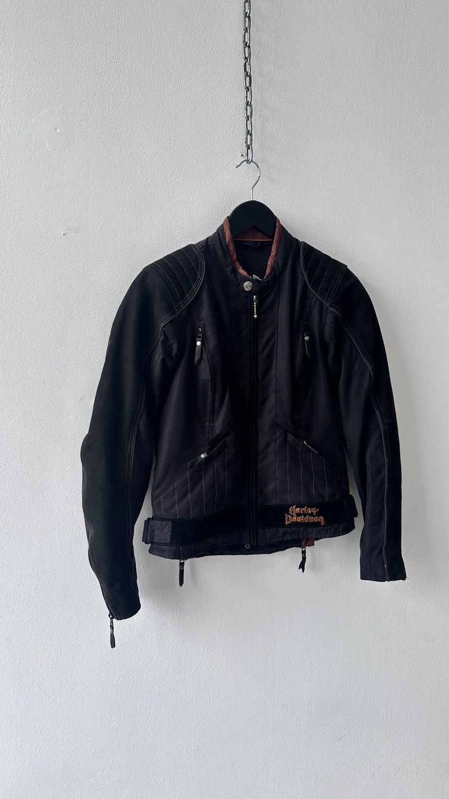Harley Davidson Harley-Davidson Archival Moto Jacket Black/Copper Embroidery Size S / US 4 / IT 40 - 6 Thumbnail