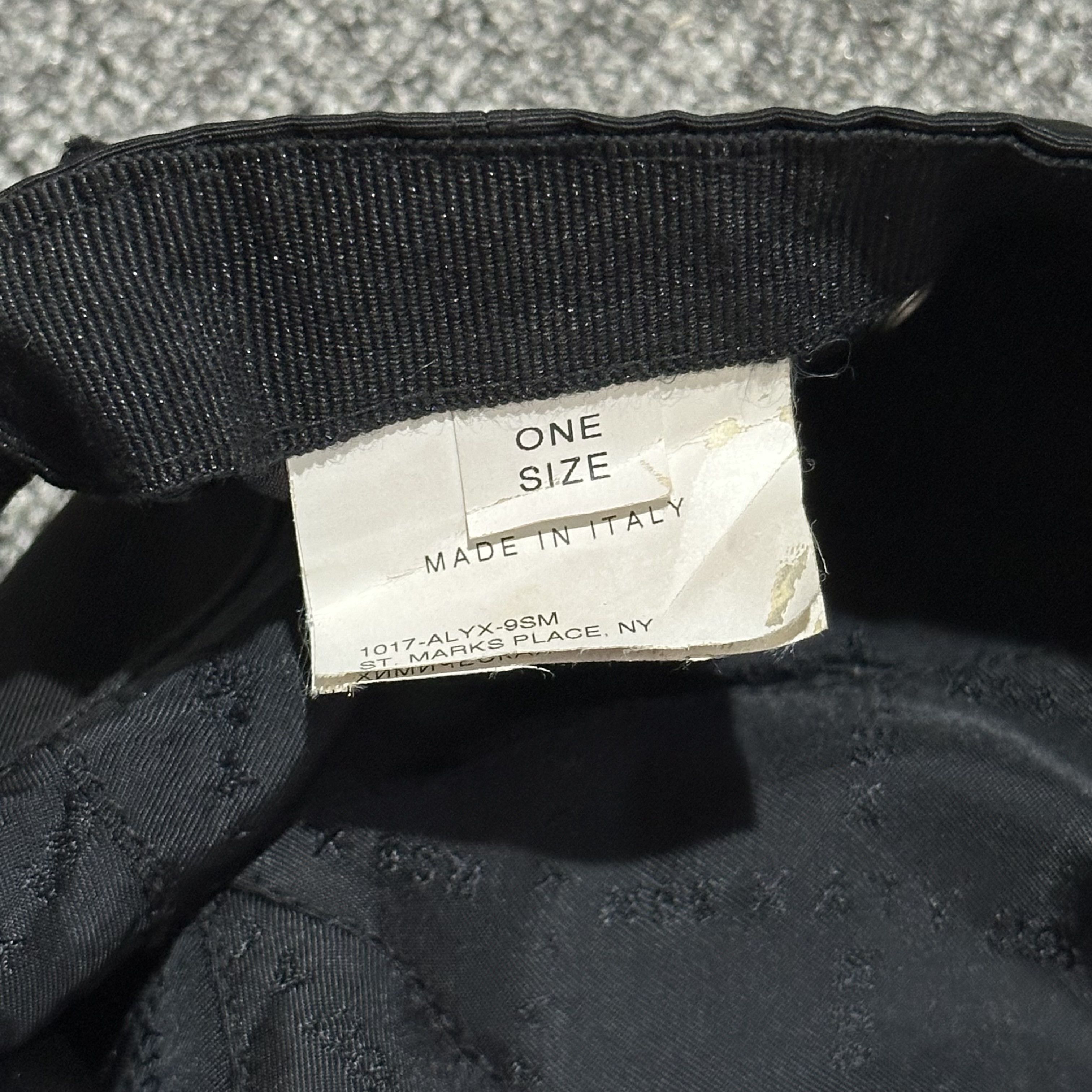 1017 ALYX 9SM Alyx Buckle Nylon Cap Hat Size ONE SIZE - 10 Thumbnail