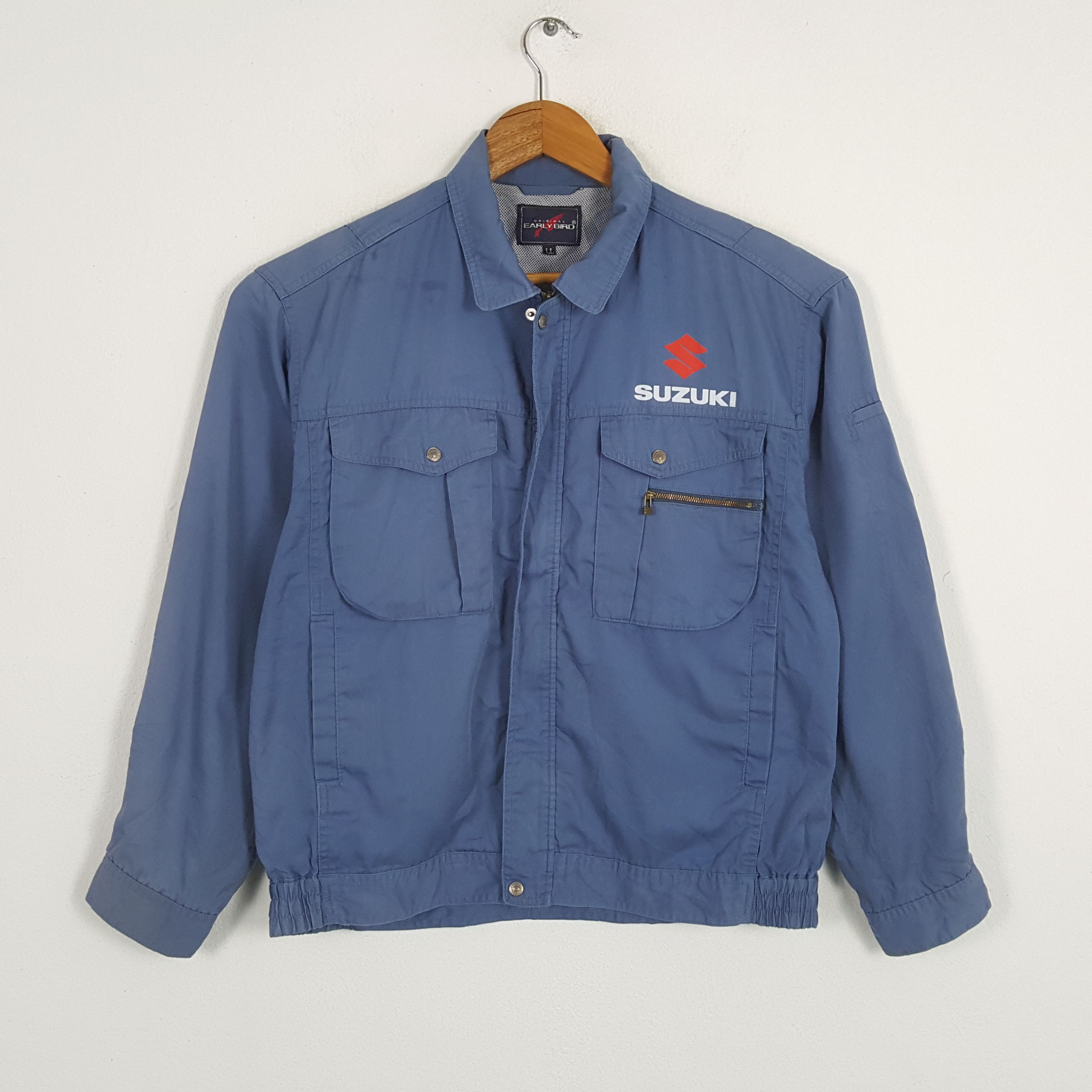 Japanese Brand × Vintage Vintage SUZUKI Japanese Motorsports Racing Custom Jacket Size US L / EU 52-54 / 3 - 3 Thumbnail