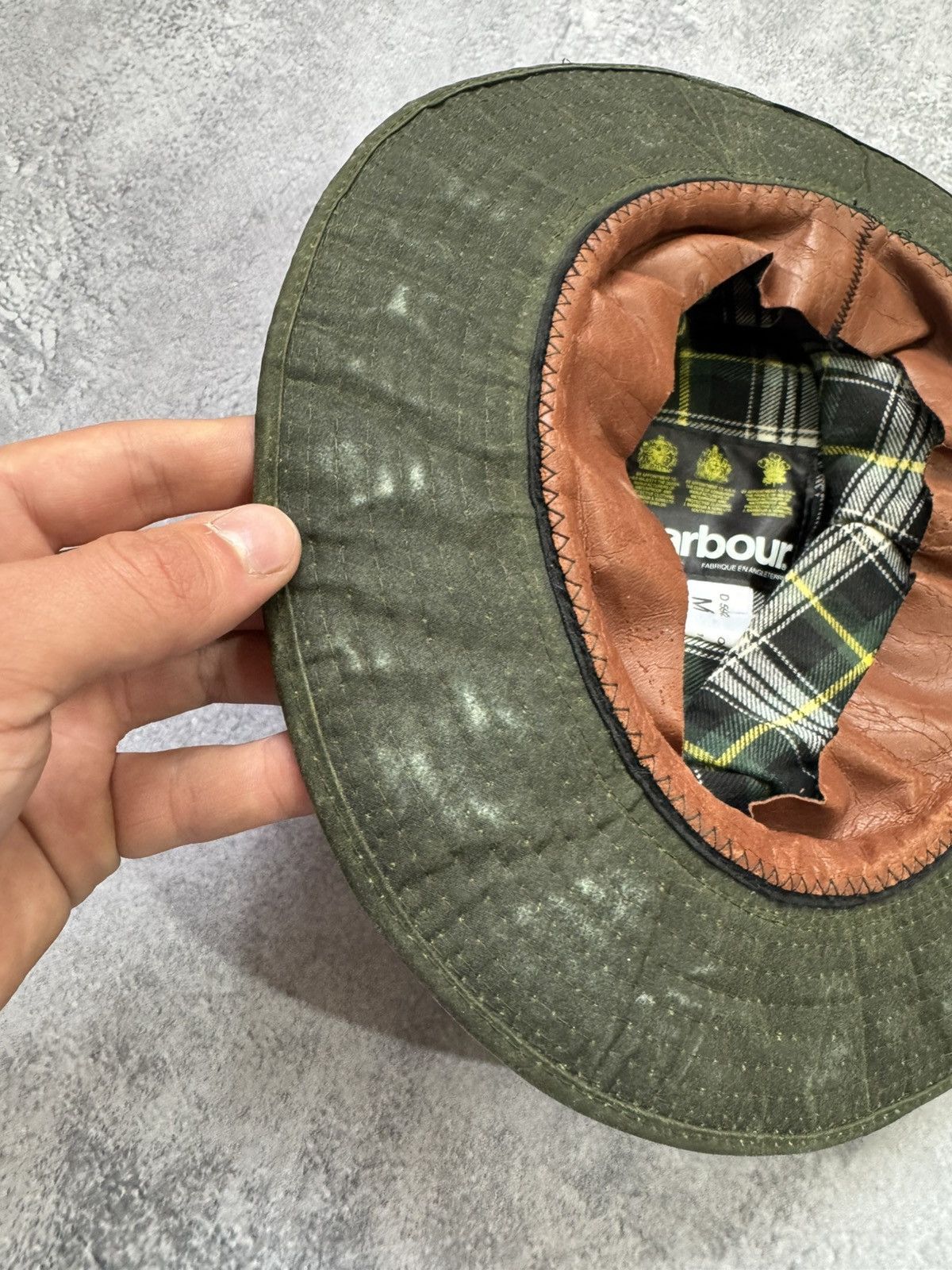 Barbour vintage cap hat Barbour Waxed Size ONE SIZE - 6 Thumbnail