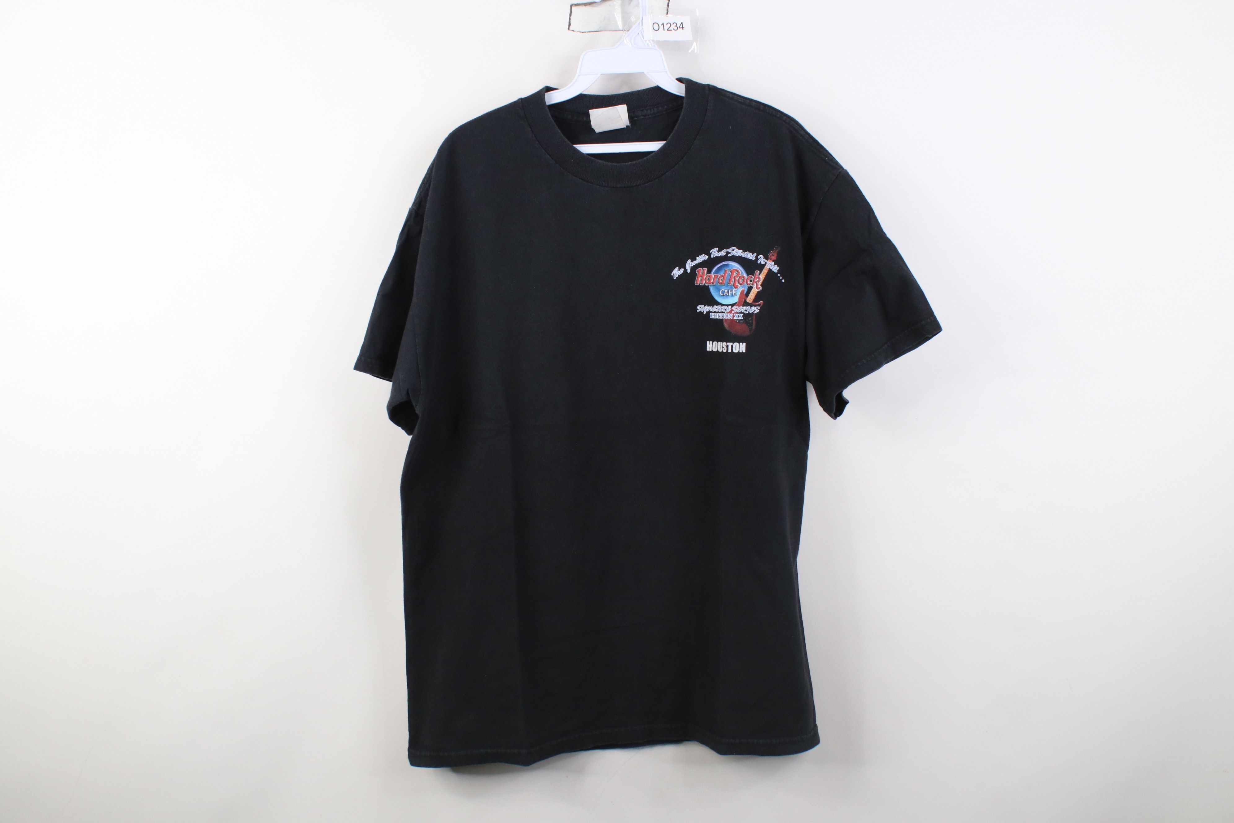 Hard Rock Cafe Vintage 90s Y2K Hard Rock Cafe Houston Eric Clapton T-Shirt Size US L / EU 52-54 / 3 - 1 Thumbnail