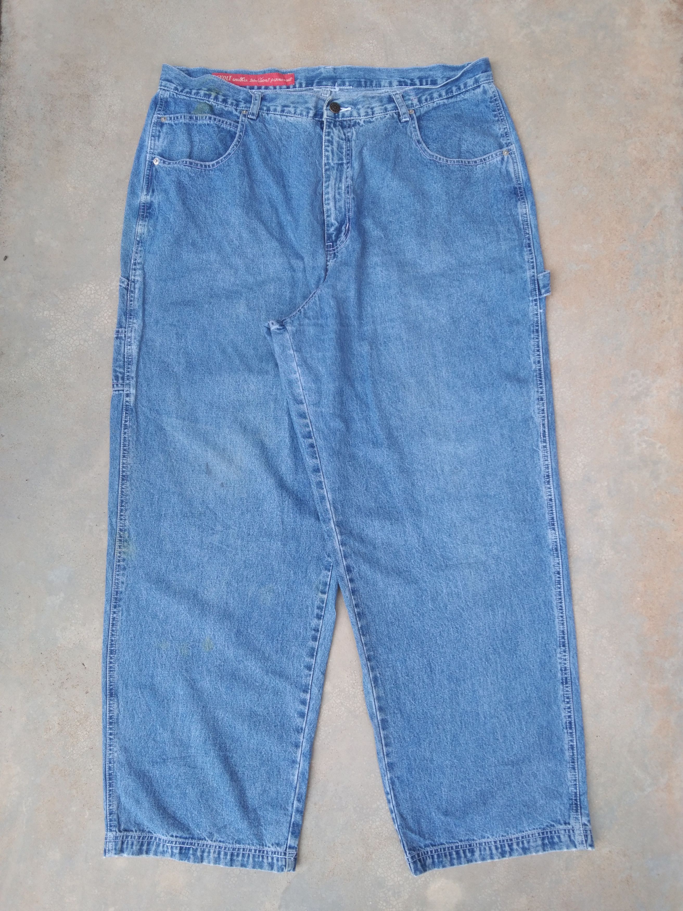 Jean Vintage Revolt Jeans Y2k Carpenter Skater Baggy Fit 38x31 Size US 38 / EU 54 - 1 Thumbnail
