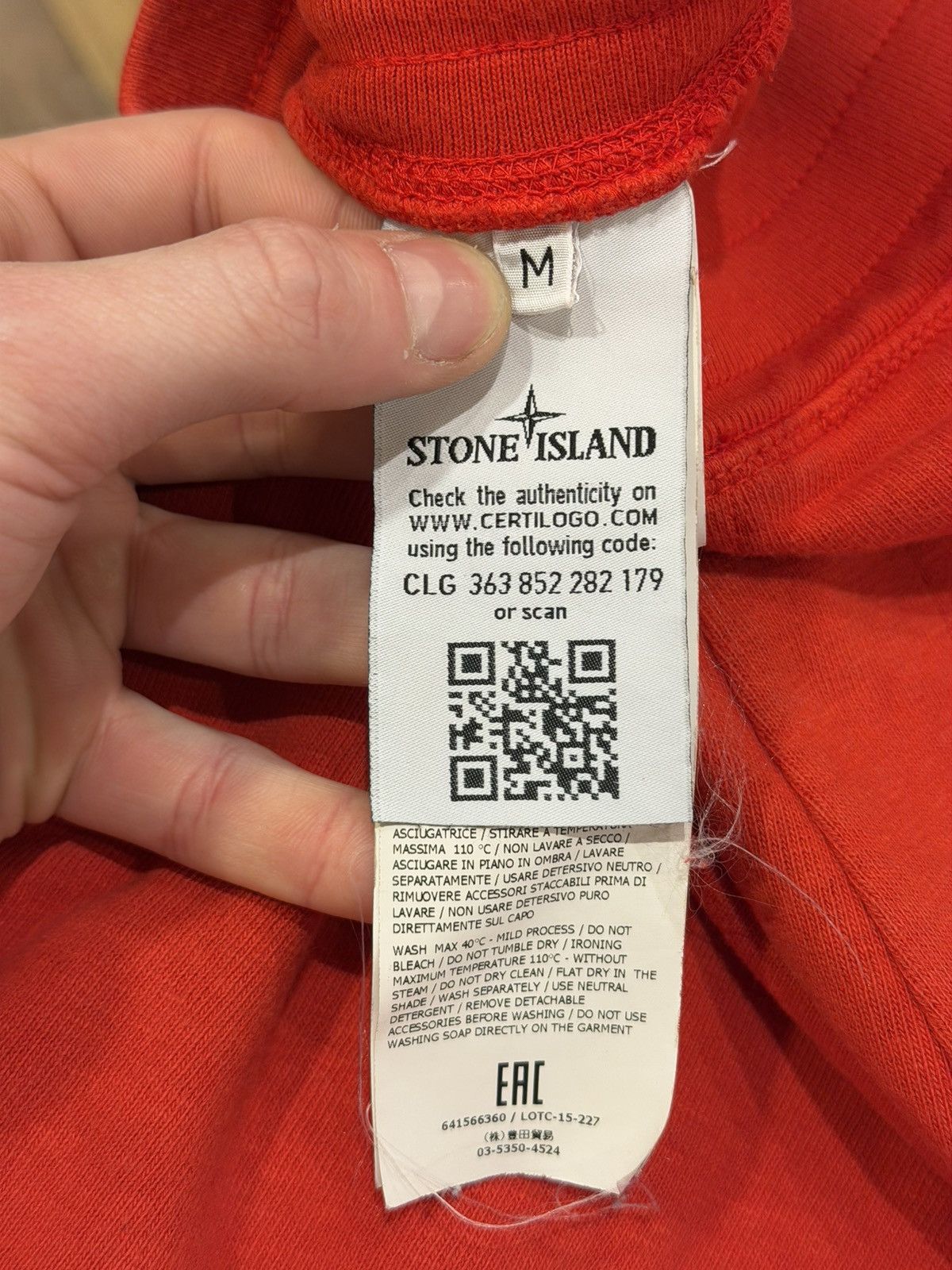 Stone Island Stone Island Sweat Shorts - Red Size US 34 / EU 50 - 5 Thumbnail