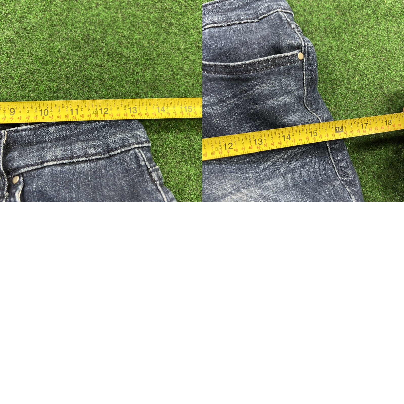Vintage Crown & Ivy Women's Skinny Dark Wash Blue Jeans Size 6R Fast Shipping Size 28" / US 6 / IT 42 - 8 Thumbnail