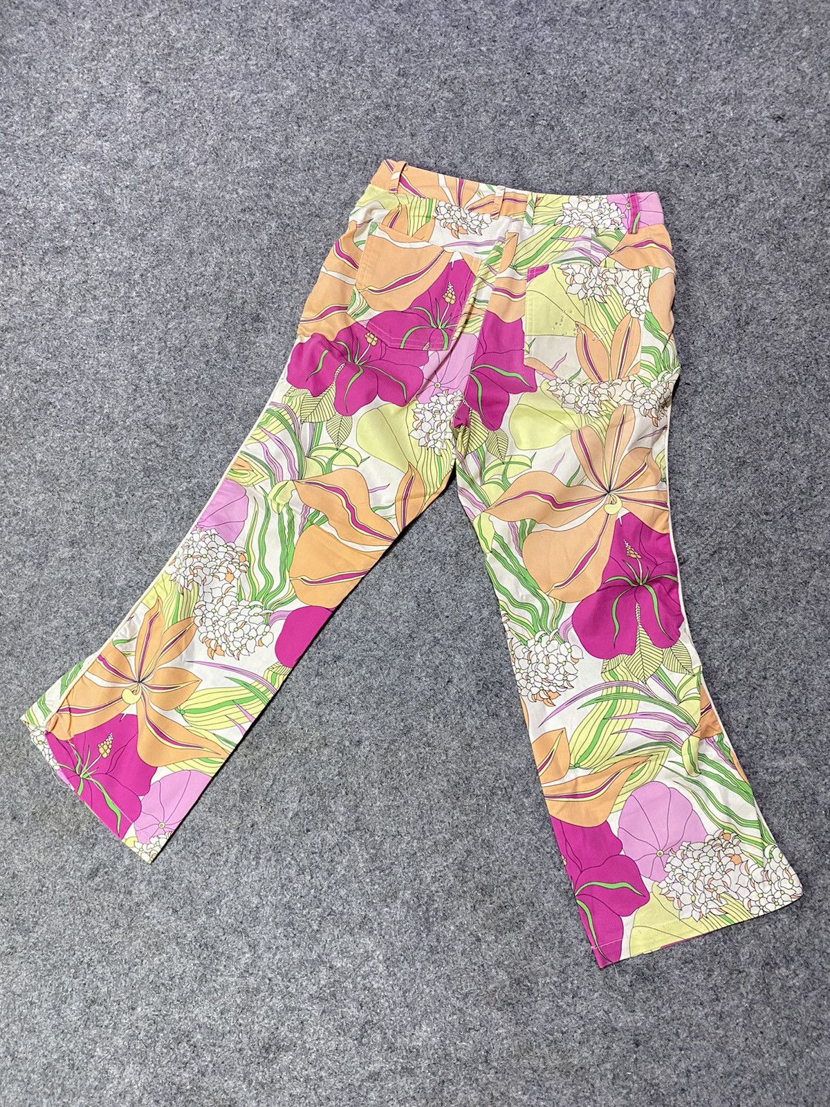Kenzo Vintage Kenzo Jungle Floral Sweatpants Size 26" / US 2 / IT 38 - 8 Thumbnail