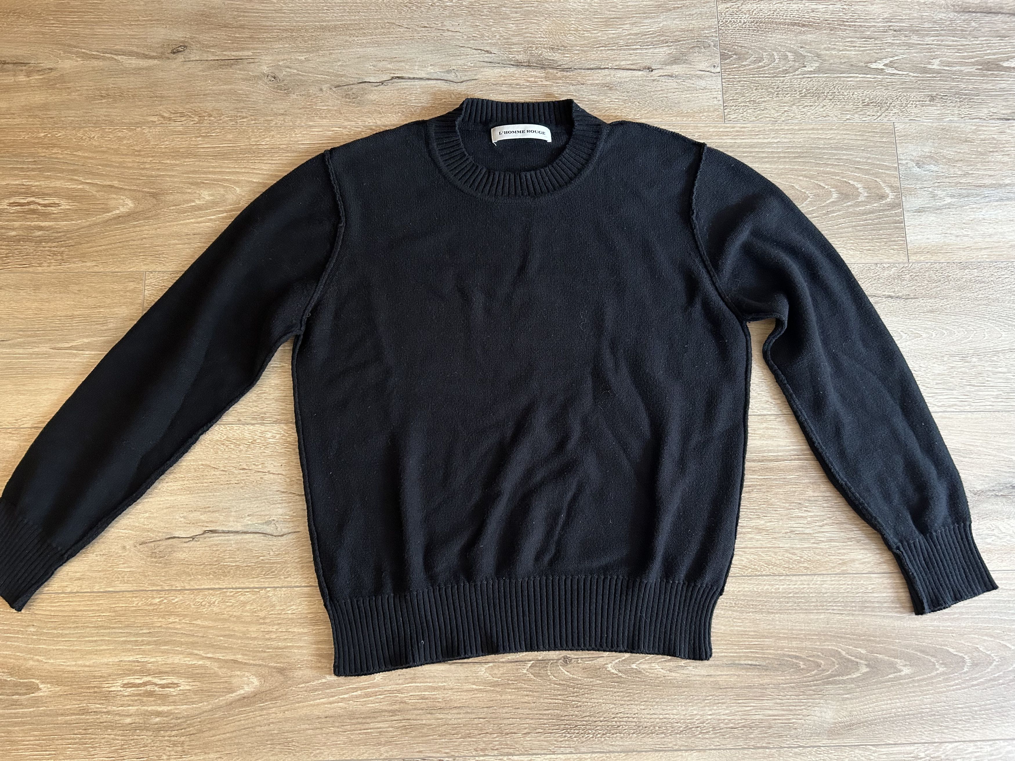 L'Homme Rouge Leaving Home Embroidered Cashmere Sweater Size US L / EU 52-54 / 3 - 2 Thumbnail