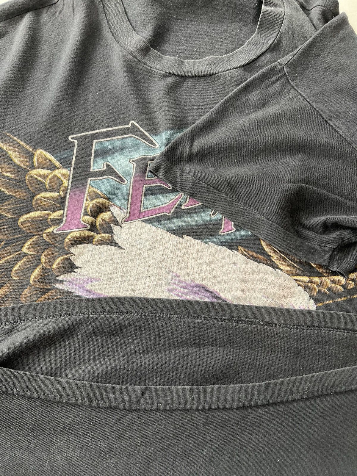 Vintage Vintage 90s Feel the Wind American Thunder Eagle T-shirt Size US XXL / EU 58 / 5 - 9 Thumbnail