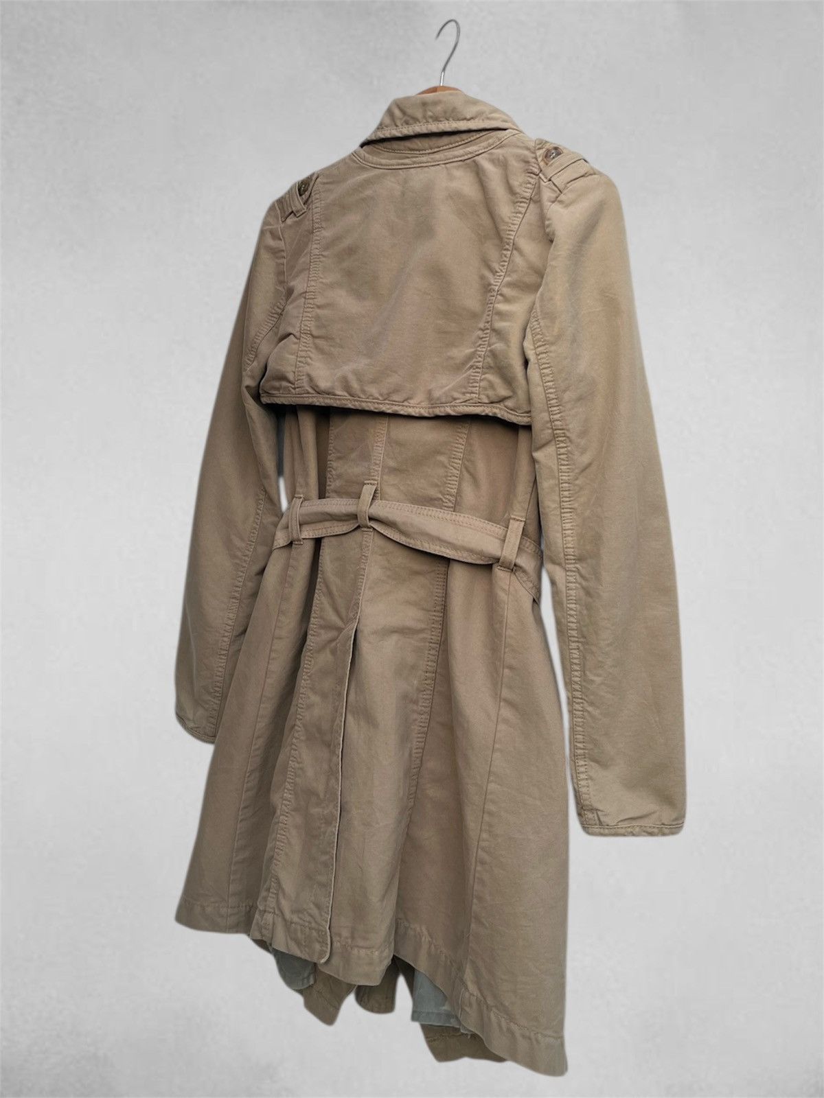 Sisley Sisley Convertible Trench Coat Size S / US 4 / IT 40 - 10 Thumbnail