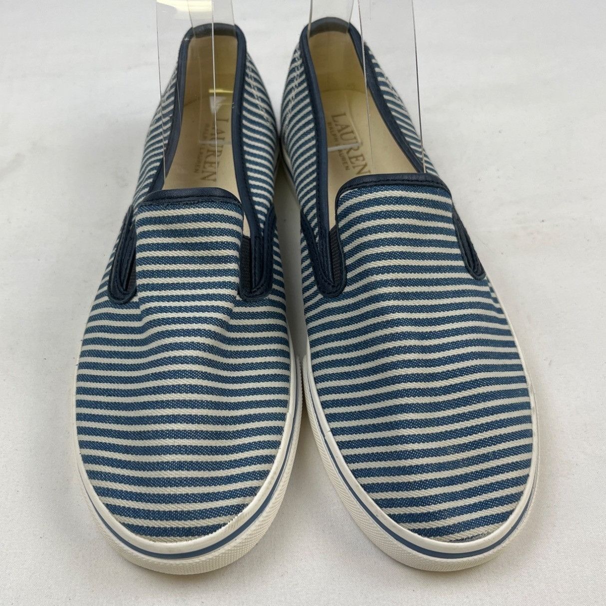 Lauren Ralph Lauren Ralph Lauren Women's Blue/White Shoes/Sneakers Sz 7B SKU 462 Size US 7 / IT 37 - 1 Thumbnail