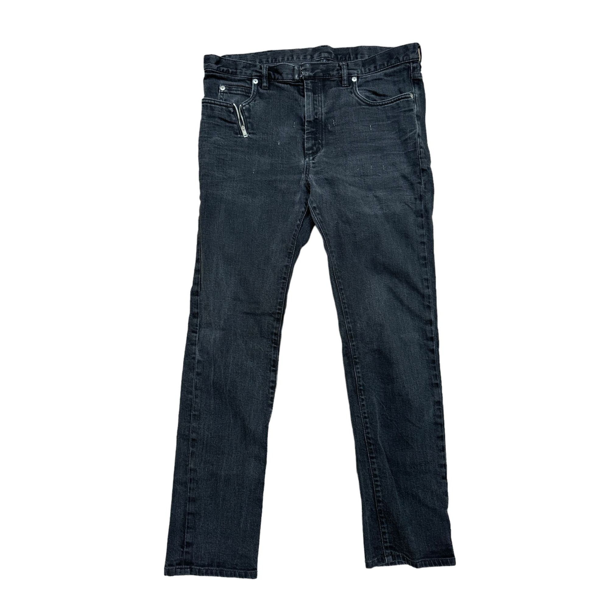 Maison Margiela 4 Stitches Zipped Black Cotton Jeans Size US 33 - 1 Thumbnail