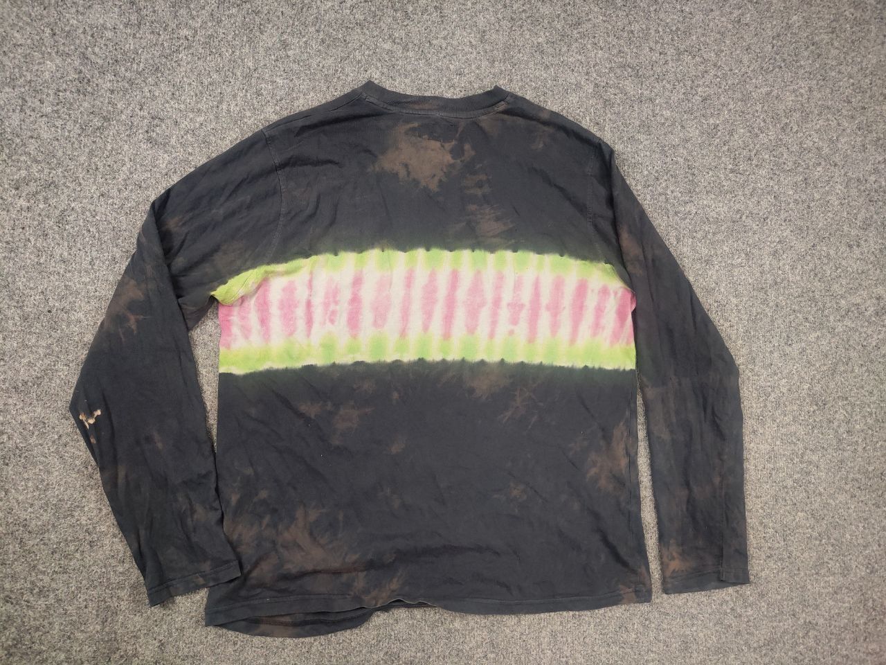 Stussy Styssy Tie Dye Stripe Jersey Long sleeve Shirt Vintage Y2K Size US S / EU 44-46 / 1 - 11 Thumbnail