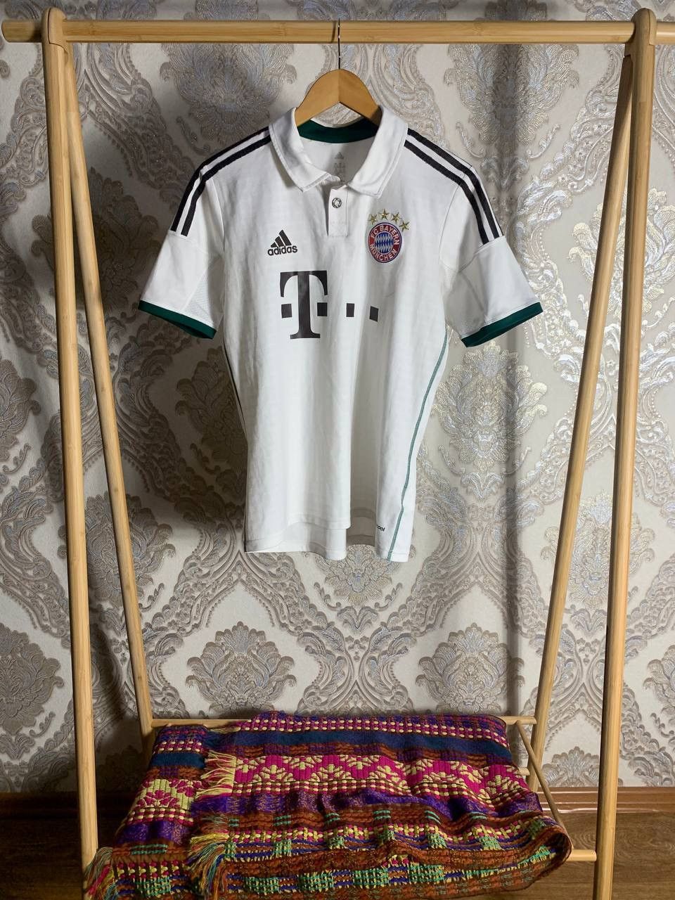 Pre-owned Adidas X Vintage Very Adidas Fc Bayern München Germany Soccer Jersey Y2k In White