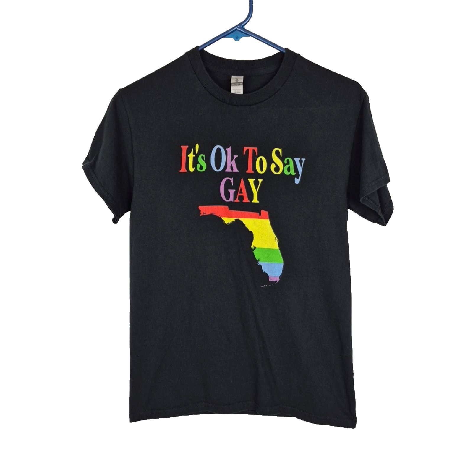 Gildan Gildan T Shirt Sm It’s Ok To Say Gay Proud Lgbtq Gay Rights Size US S / EU 44-46 / 1 - 1 Thumbnail