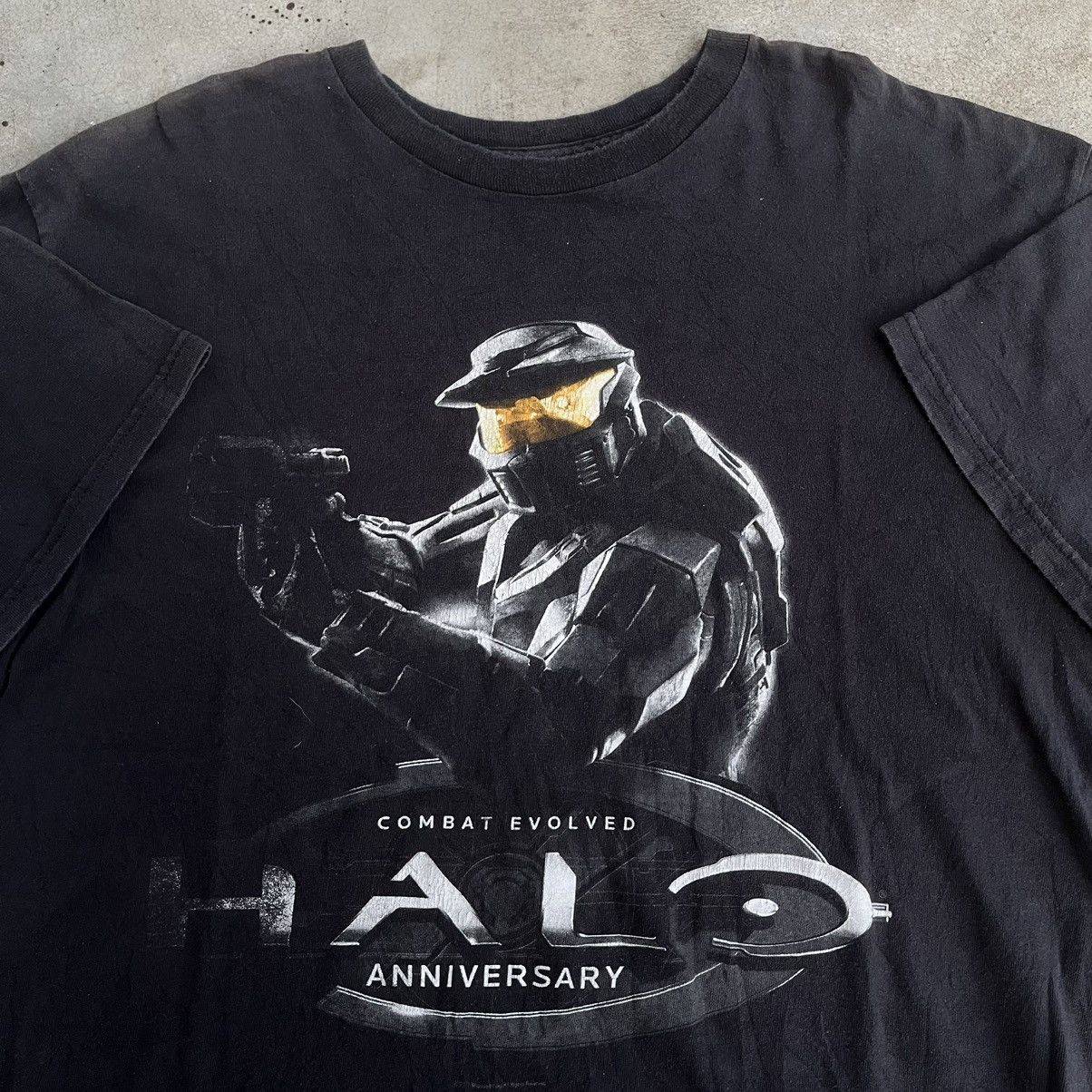 Nintendo × Playstation Halo 2011 Combat Evolved Anniversary Xbox Game Promo Tee Size US XL / EU 56 / 4 - 1 Thumbnail