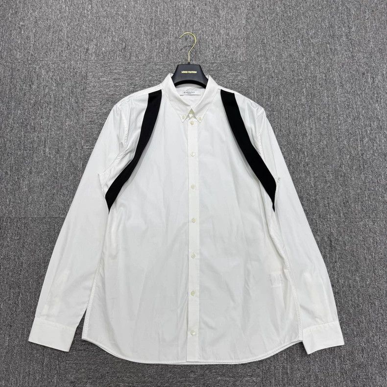 Givenchy Givenchy Size43 Ribbon Shirt Size US S / EU 44-46 / 1 - 1 Thumbnail