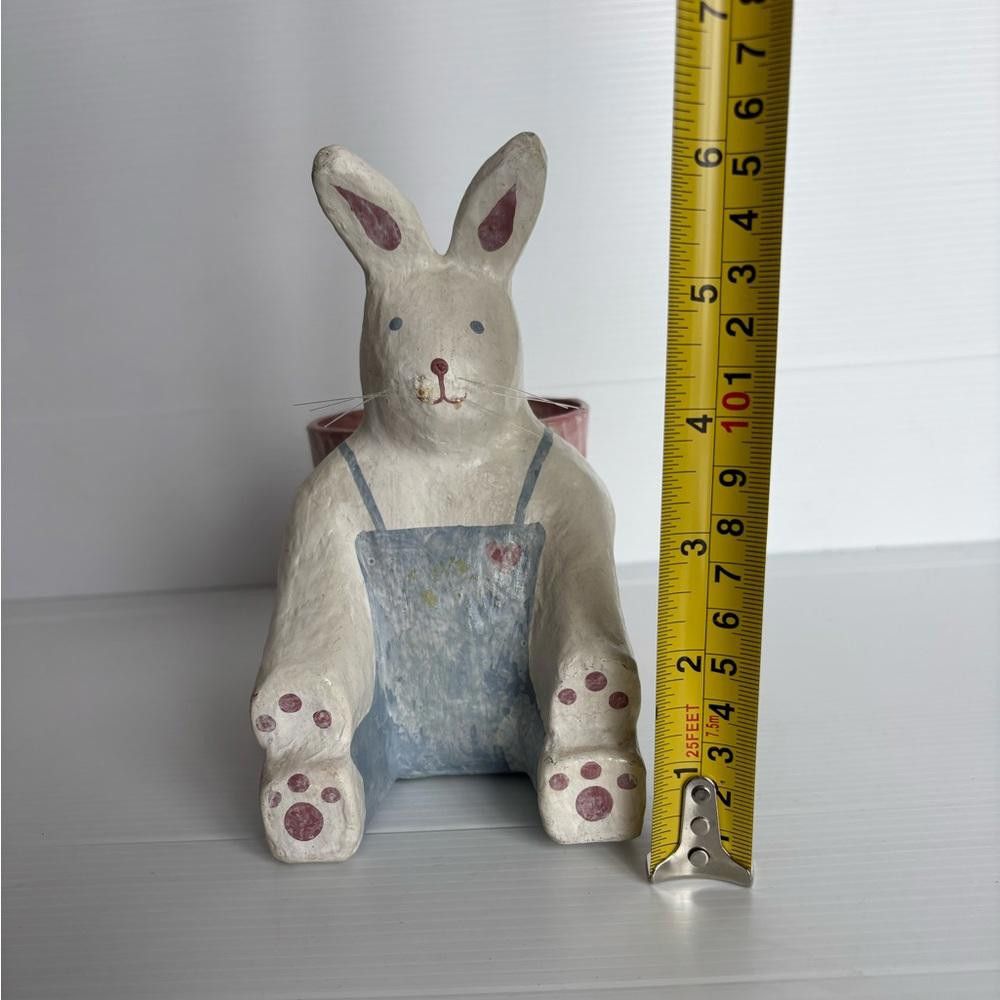 Designer Papier Mâché Vintage Easter Bunny Size ONE SIZE - 4 Thumbnail