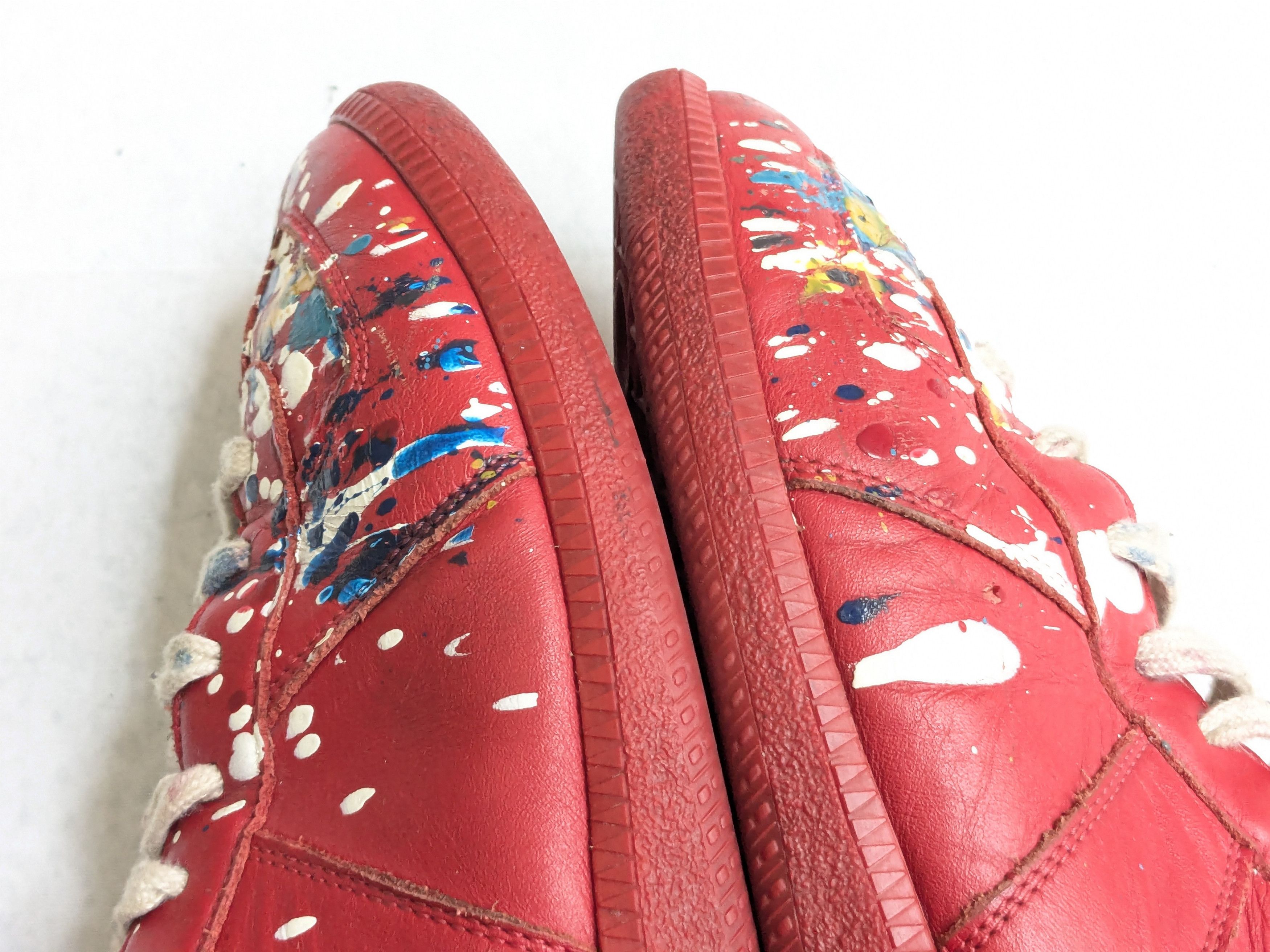 Maison Margiela Maison Margiela Replica GAT Red Paint Splatter 9 42 Size US 9 / EU 42 - 9 Thumbnail