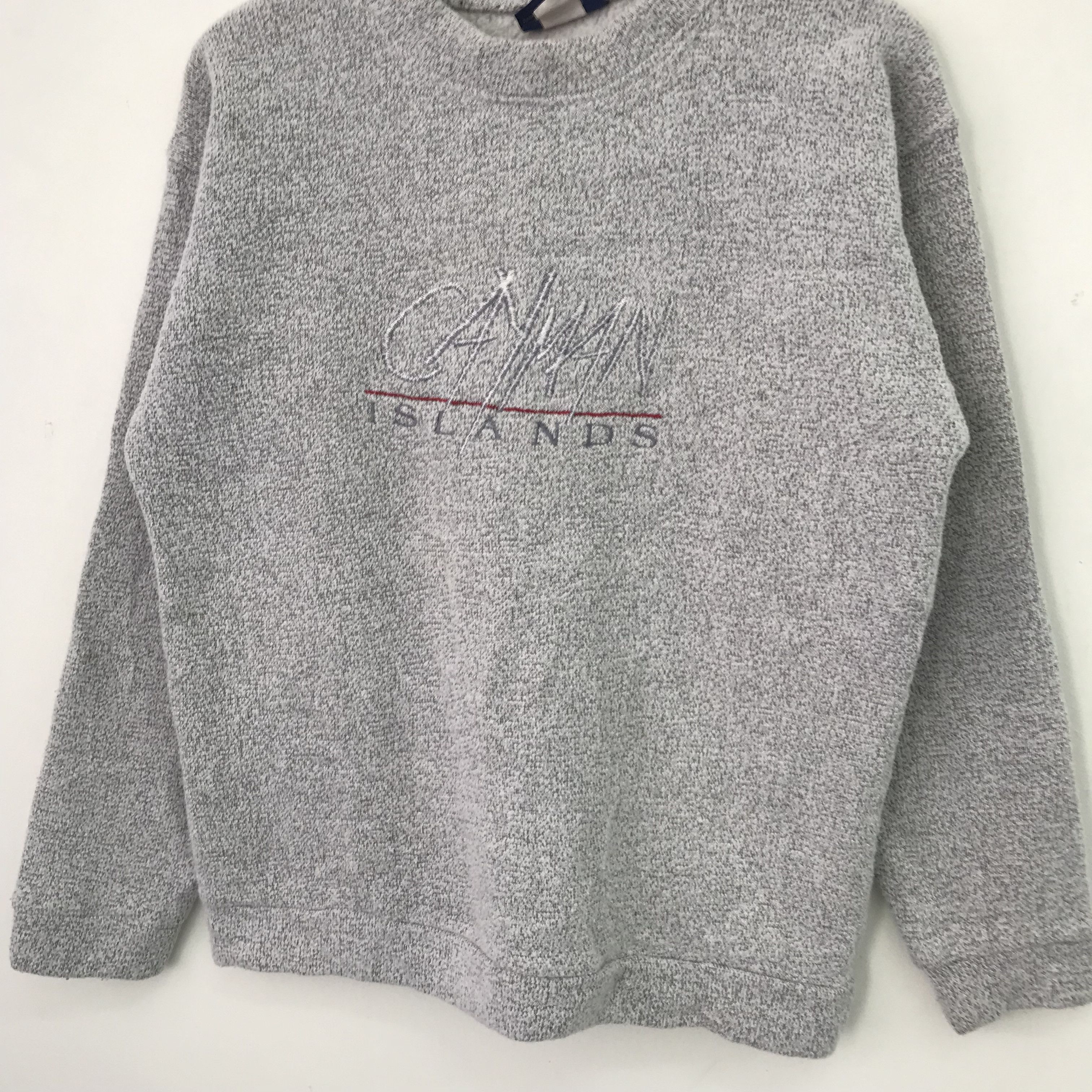 Vintage Vintage Cayman Islands Grey Sweatshirt Medium - 652 Size US M / EU 48-50 / 2 - 3 Thumbnail