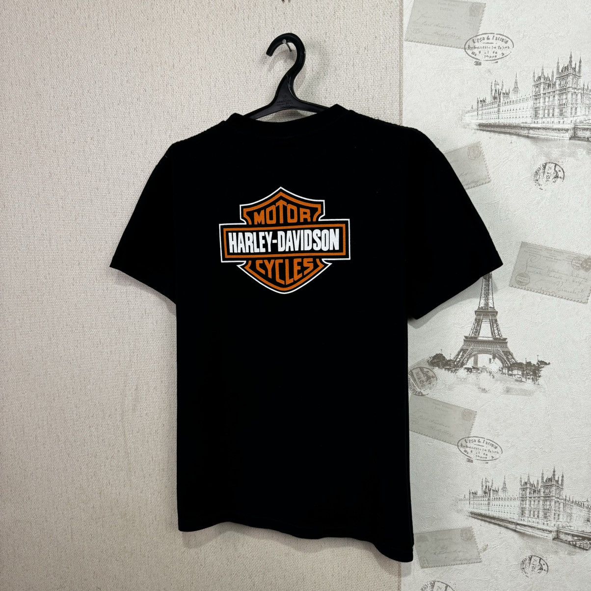 Harley Davidson × Vintage Vintage Harley Davidson T shirt Fire Wings USA Biker L Size US L / EU 52-54 / 3 - 14 Thumbnail