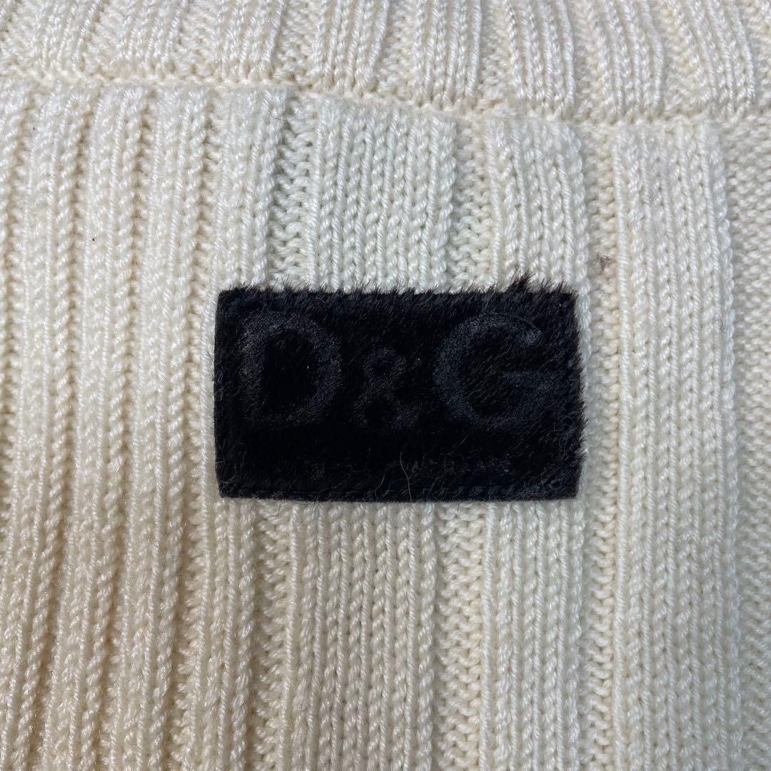 Dolce & Gabbana 2000s D&G White Wool Zipper Jacket Size US XS / EU 42 / 0 - 5 Thumbnail