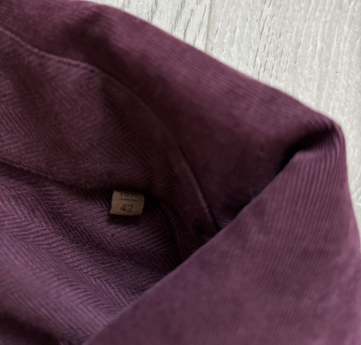 Corneliani × Designer Luxury Corneliani ID Corduroy Shirt Button Up Old Money Size US L / EU 52-54 / 3 - 3 Thumbnail