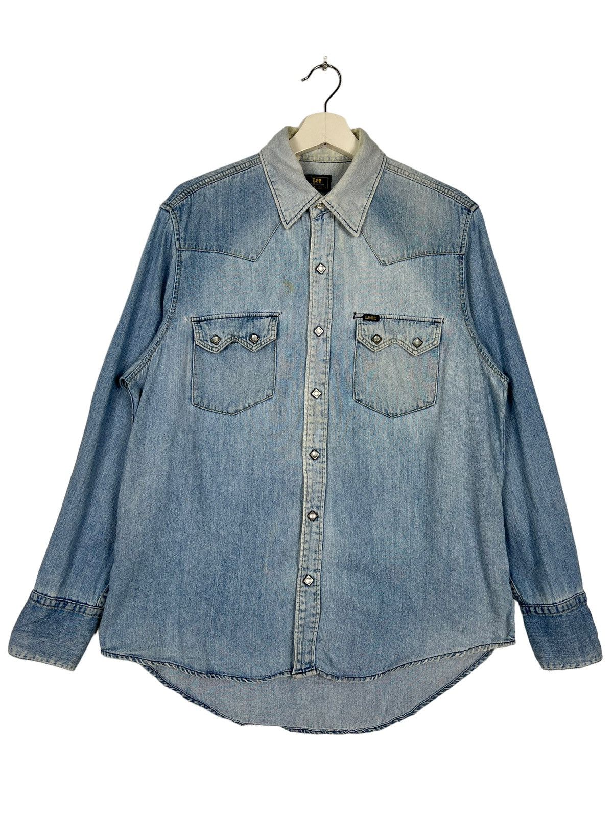Lee 🔥 VINTAGE LEE CAMBRAY WESTERN SHIRTS Size US M / EU 48-50 / 2 - 2 Thumbnail