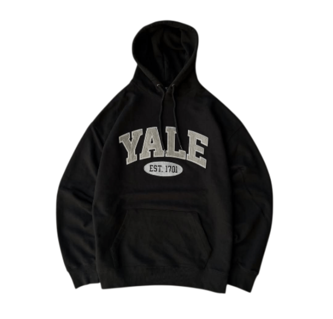 Vintage YALE UNIVERSITY HOODIE Size US L / EU 52-54 / 3 - 1 Thumbnail