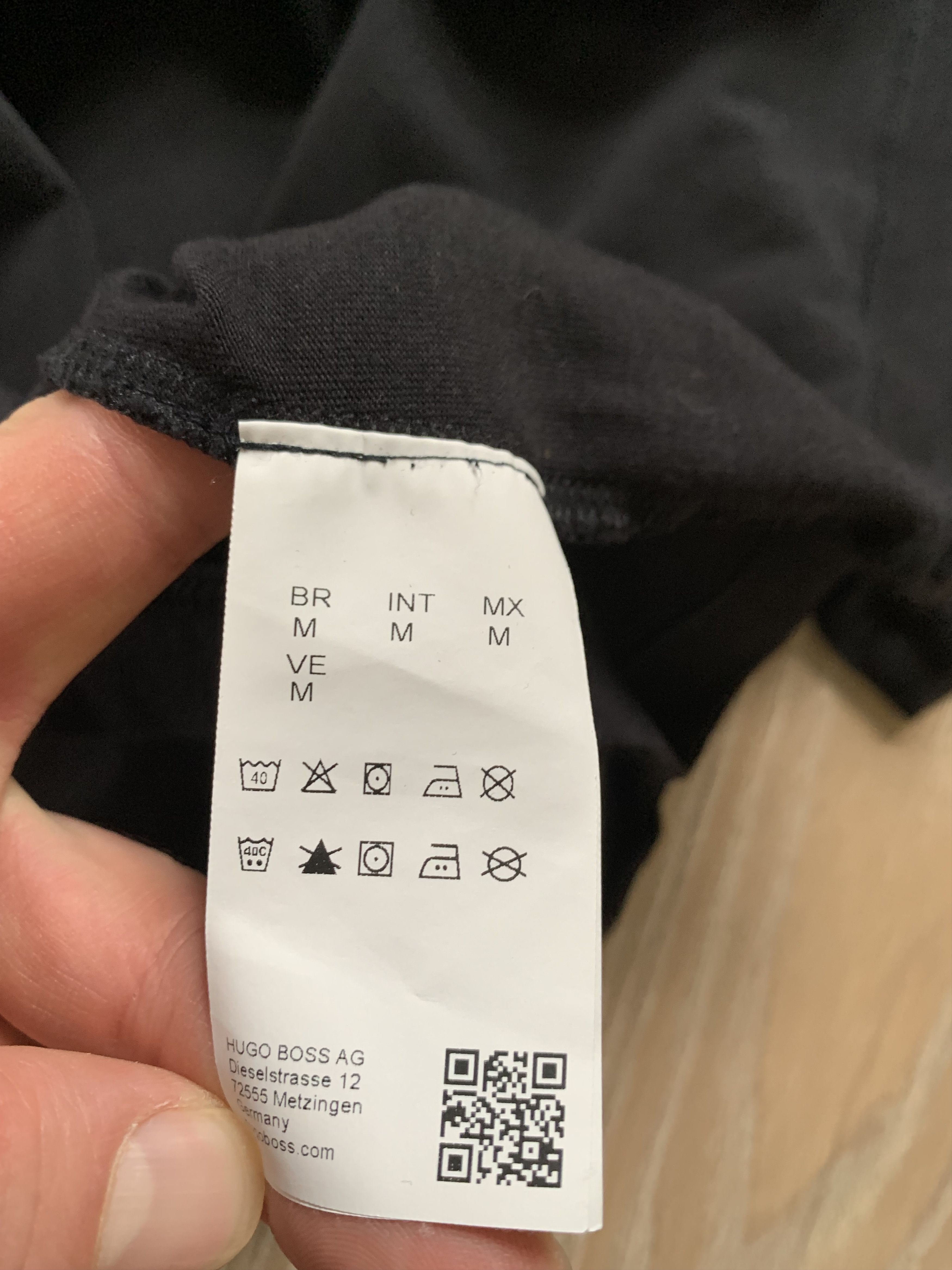 Hugo Boss Mens Hugo Boss Basic Black T Shirt Size US L / EU 52-54 / 3 - 6 Thumbnail