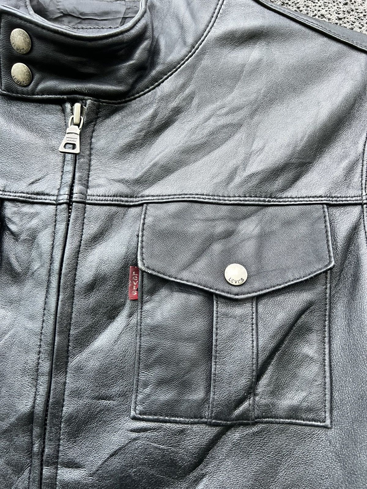 Levi's Lether Jacket Levis Size S / US 4 / IT 40 - 7 Thumbnail