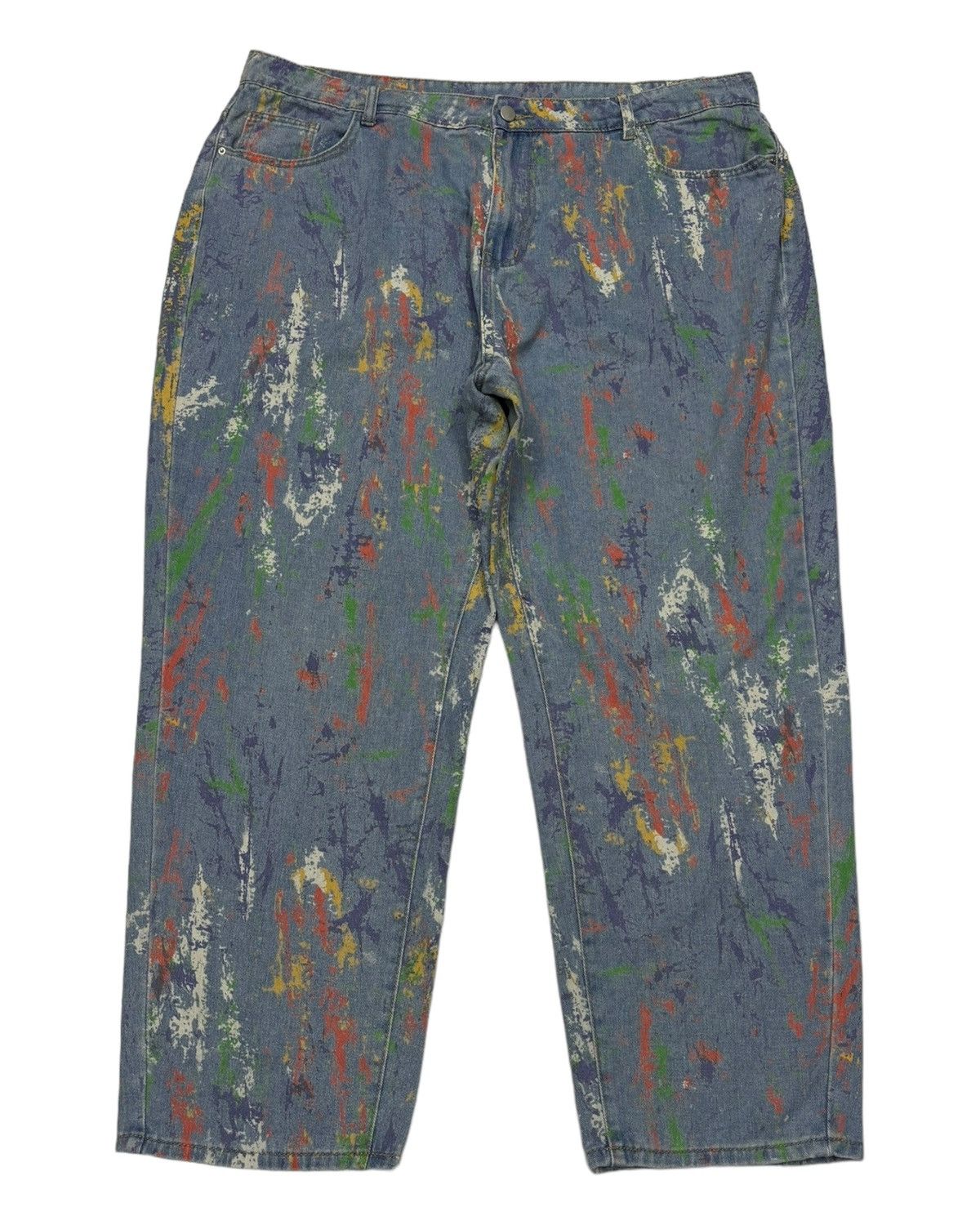 Japanese Brand VINTAGE BAGGY JEANS PAINTER ART EMERY ROSE DENIM Size US 40 / EU 56 - 1 Thumbnail