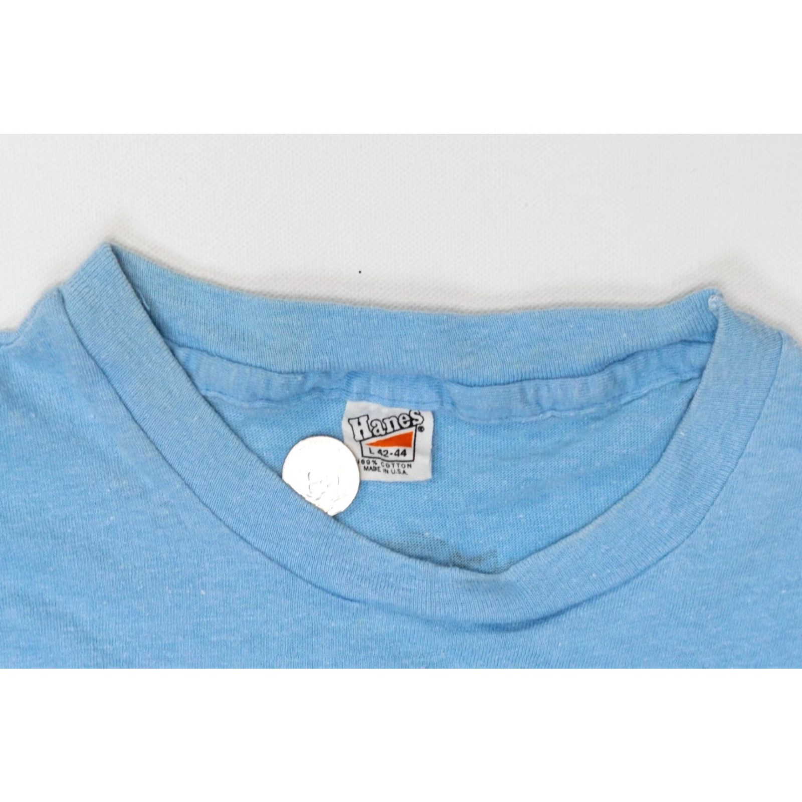 Sugar VINTAGE Sugar Hill Gang Rappers Delight The First Rap Tee Shirt blue 70s VTG Single Stitch 19.5 26 Size US L / EU 52-54 / 3 - 3 Thumbnail