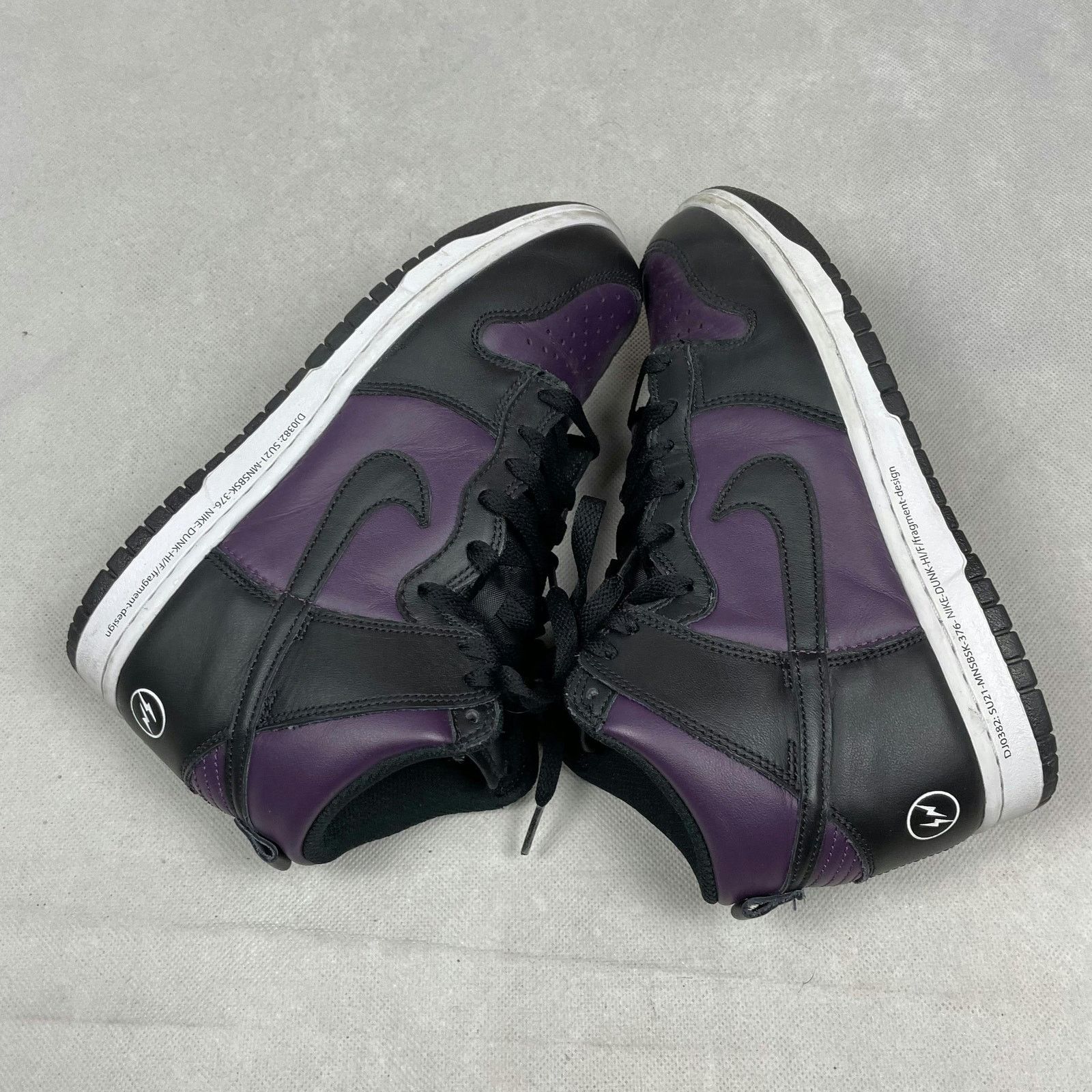 Nike Nike Dunk High / F DJ0382-600 Men Wine Black White Shoes 6.5 Size US 6.5 / EU 39-40 - 4 Thumbnail