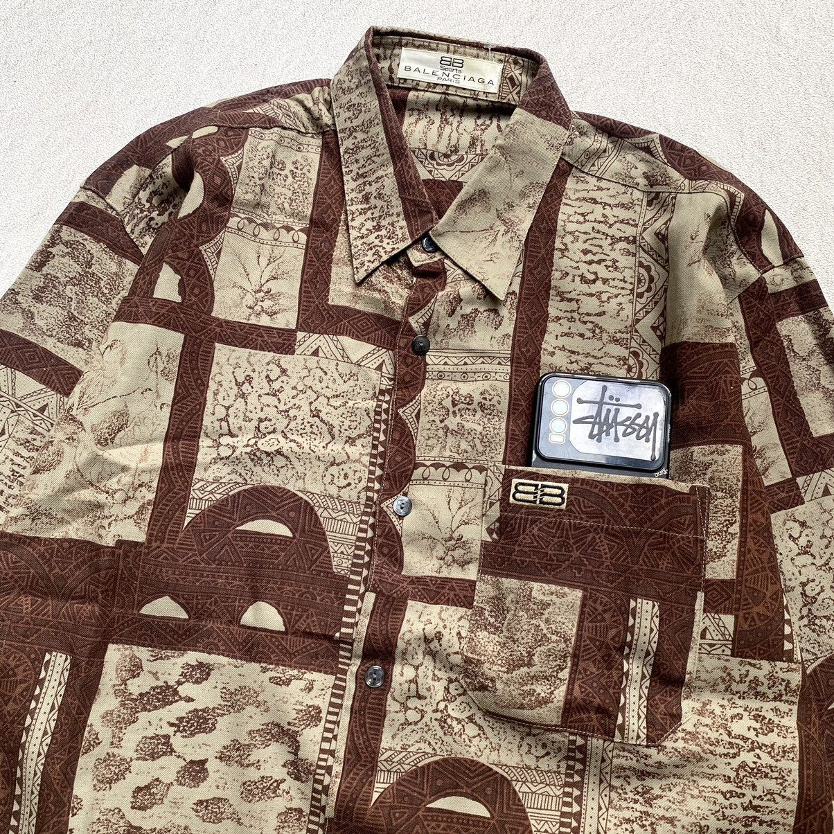 Balenciaga 🔥RARE🔥 Vintage Balenciaga patern shirt Size US M / EU 48-50 / 2 - 2 Thumbnail