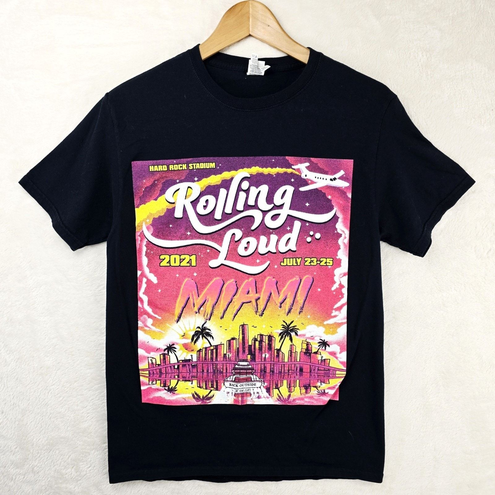 Fruit Of The Loom Rolling Loud 2021 Miami Shirt Small Travis Scott ASAP Rocky Size US S / EU 44-46 / 1 - 1 Thumbnail