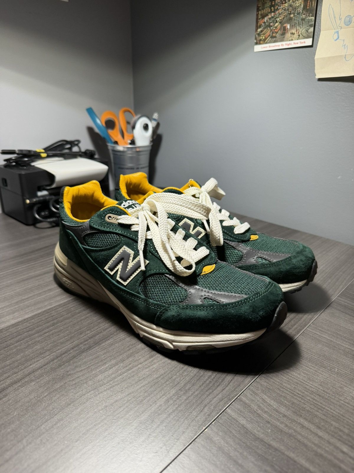 Aime Leon Dore × New Balance Aimé Leon Dore x New Balance Mulberry Green 993 Size US 8.5 / EU 41-42 - 3 Thumbnail