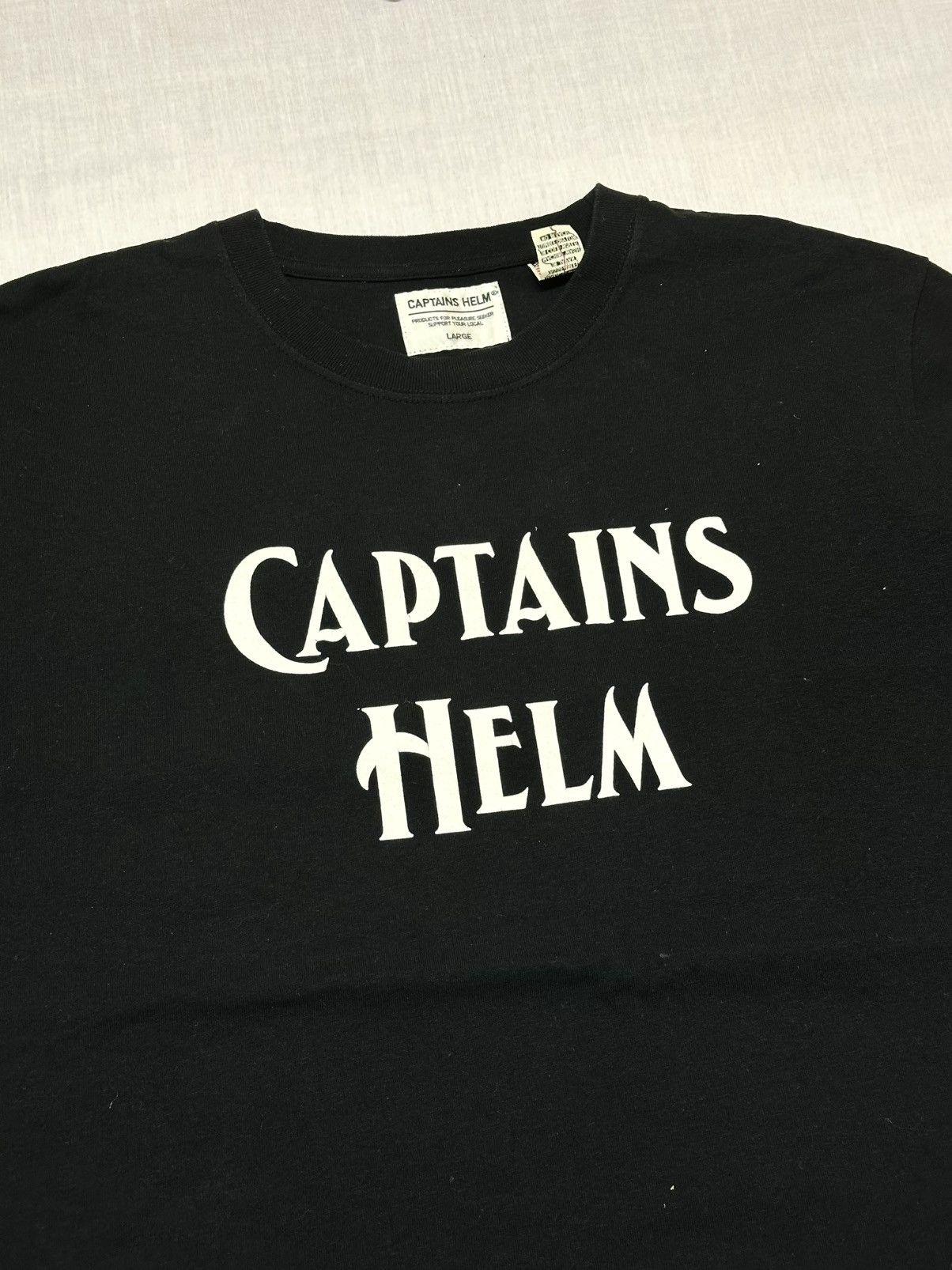 Japanese Brand Captains Helm Classic Logo T-shirt. Size US L / EU 52-54 / 3 - 2 Thumbnail