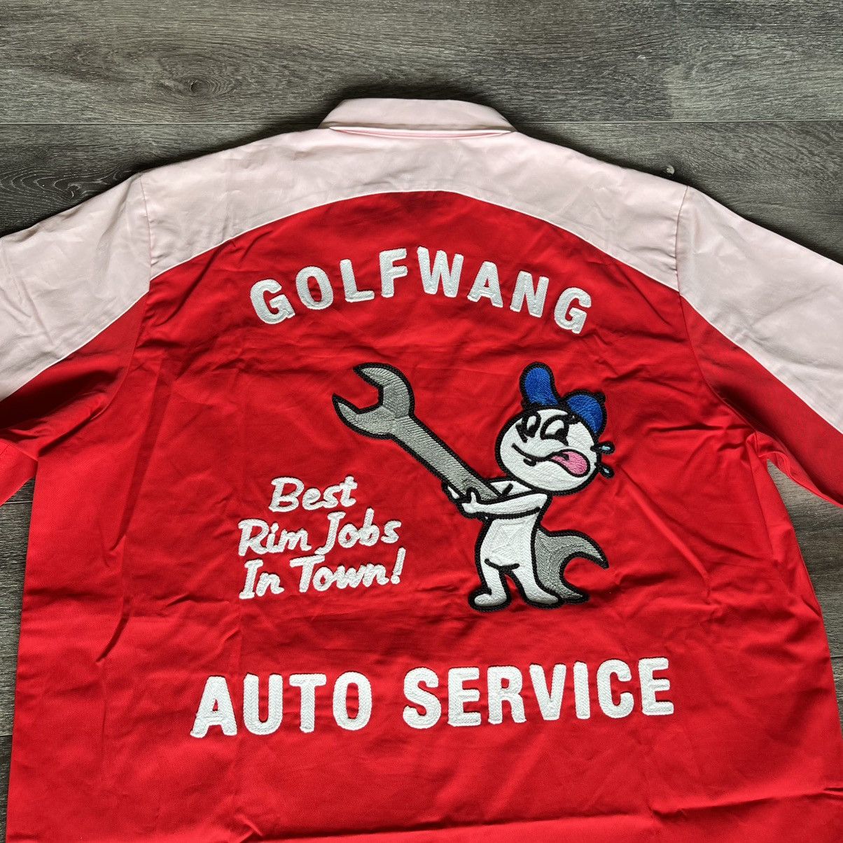Golf Wang Golf Wang Auto Service Mechanic Short Sleeve Work Shirt Size US L / EU 52-54 / 3 - 3 Thumbnail