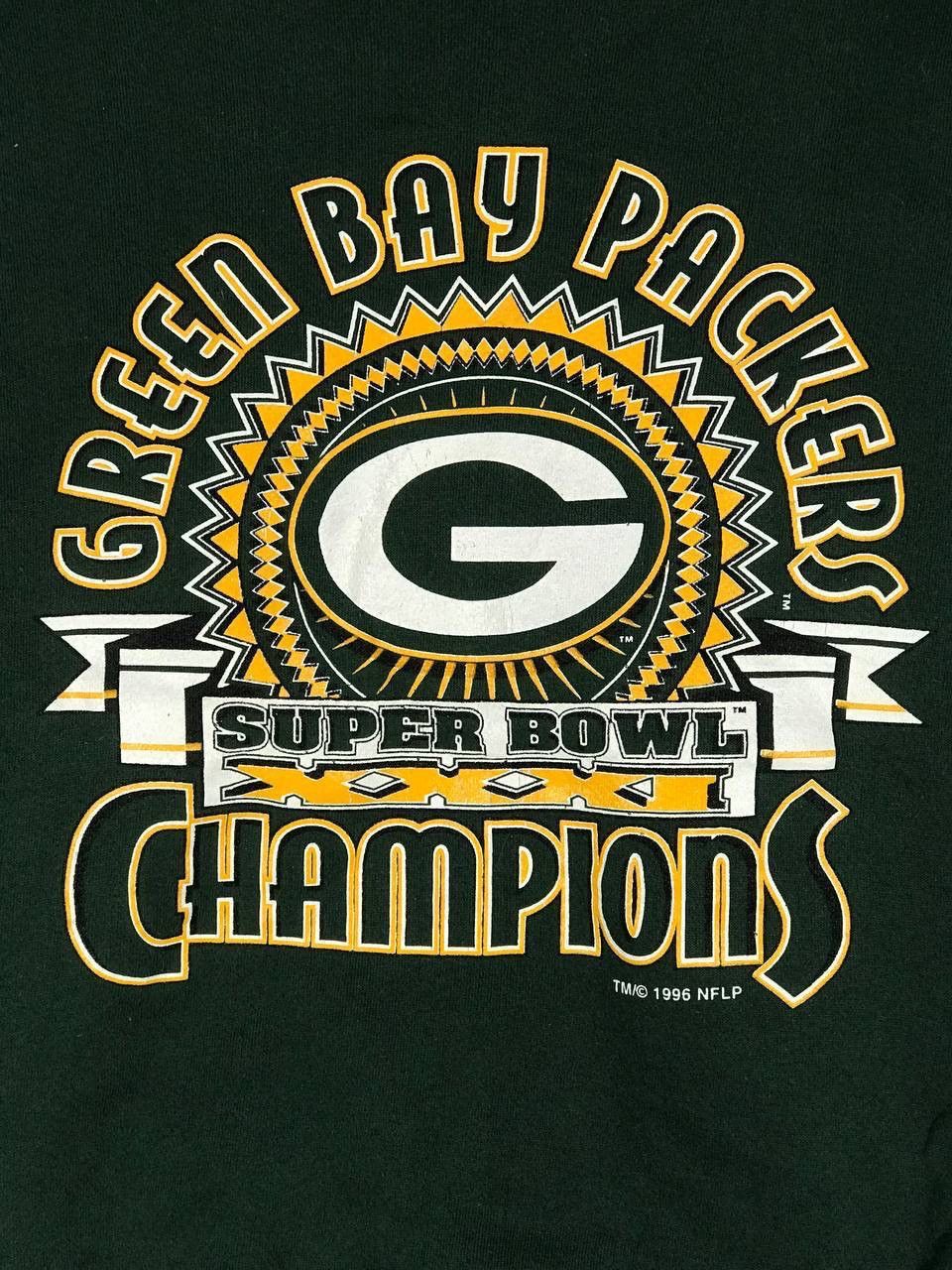 Vintage vintage 1996 Green Bay packers nfl super bowl champion Size US XL / EU 56 / 4 - 3 Thumbnail
