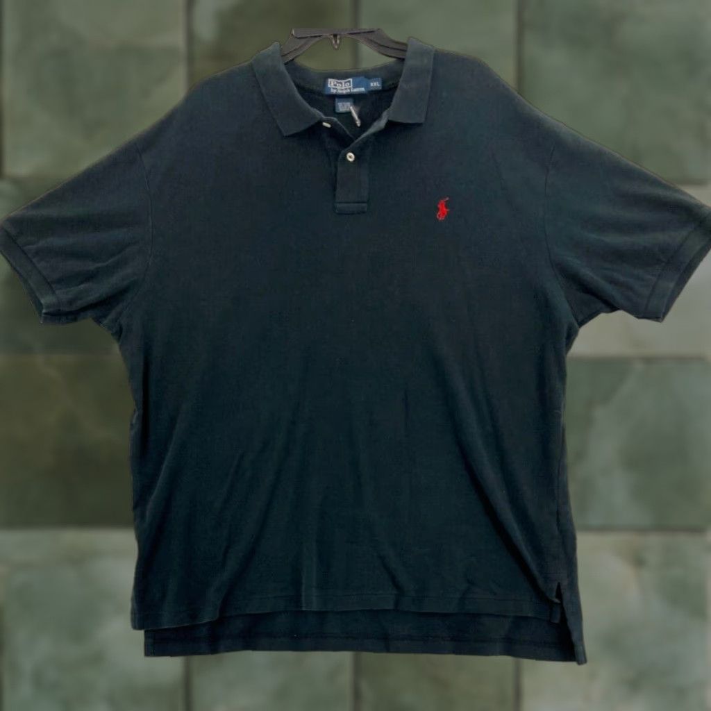 Polo Ralph Lauren Polo Ralph Lauren Shirt Mens XXL Polo Short Sleeve Pony Logo Casual Black 2XL Regular Size US XXL / EU 58 / 5 - 1 Thumbnail