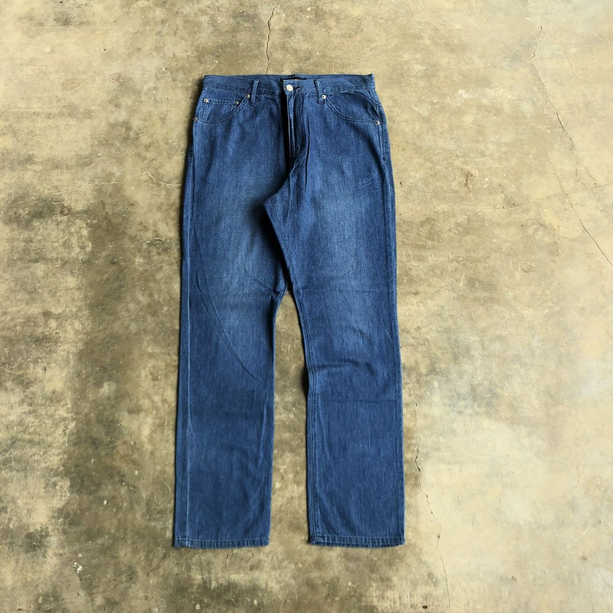 CABANE de ZUCCa Zucca by Issey Miyake Soft Denim Jeans Indigo Dye Pants Size US 31 - 7 Thumbnail
