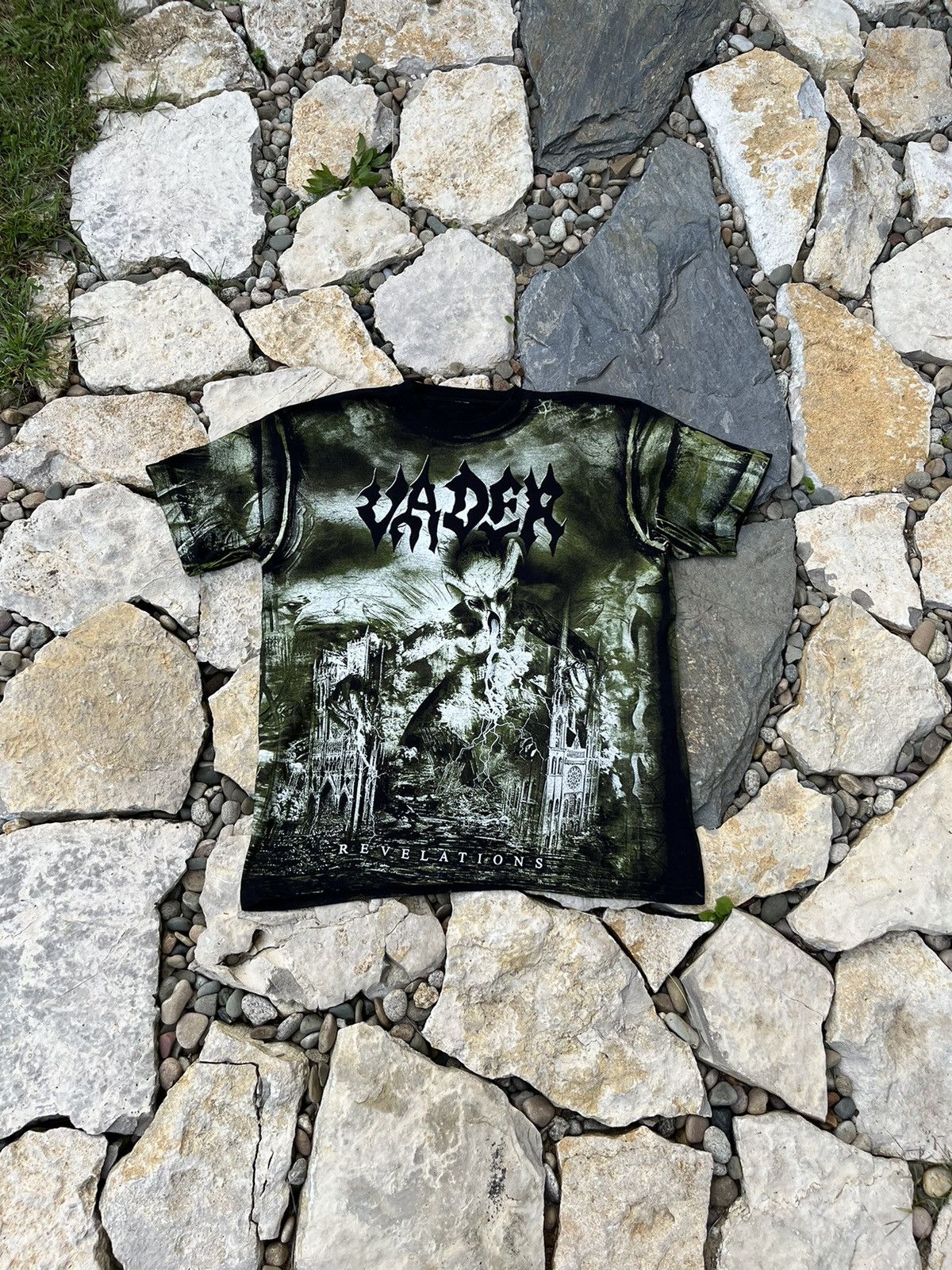 Band Tees × Vintage Vintage OG Vader Revelations y2k all over print tee rare Size US L / EU 52-54 / 3 - 1 Thumbnail