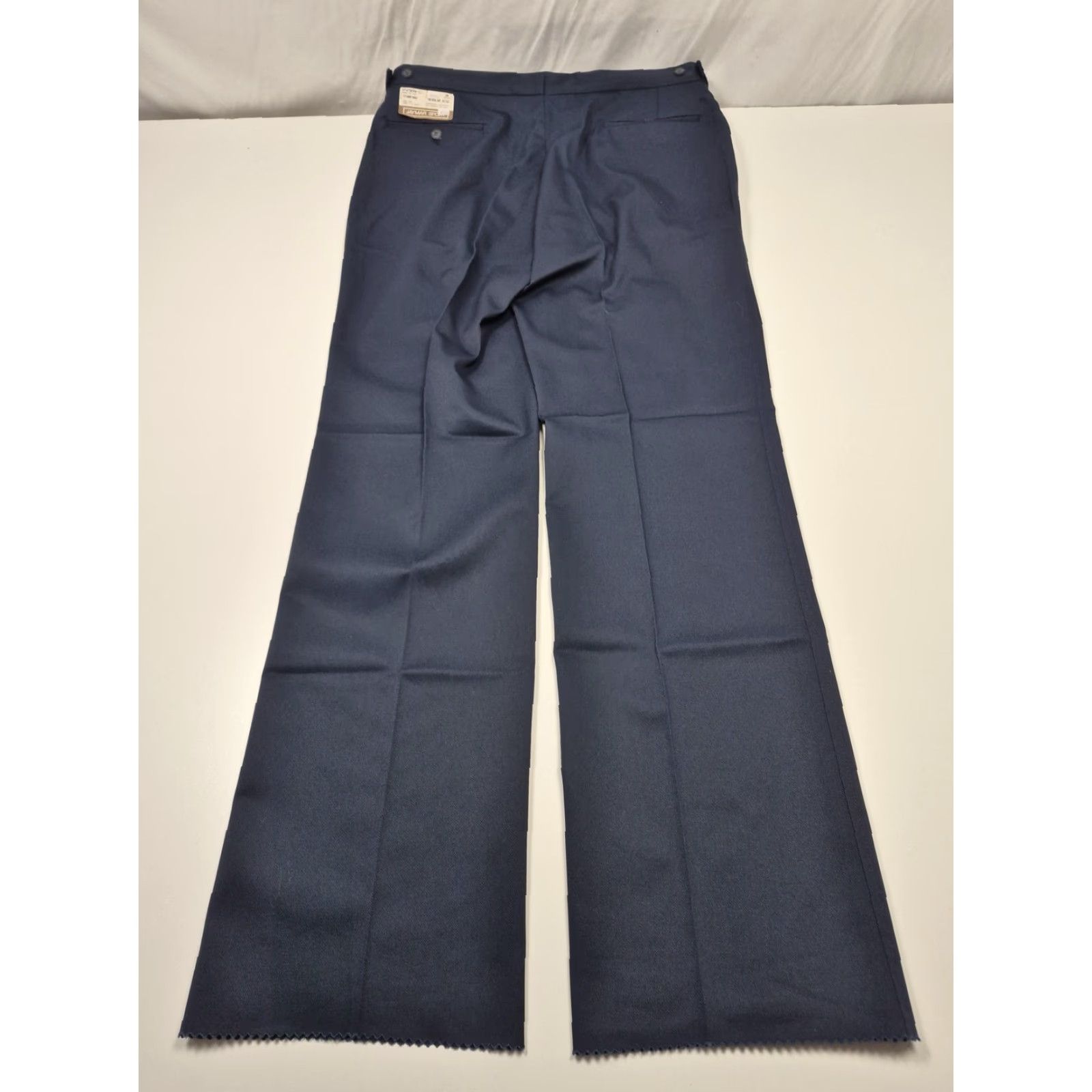 Vintage VTG Jaymar Sport Dress Pants Mens 38x36 Blue Poly Cotton Pleated Unhemmed USA Size US 38 / EU 54 - 4 Thumbnail
