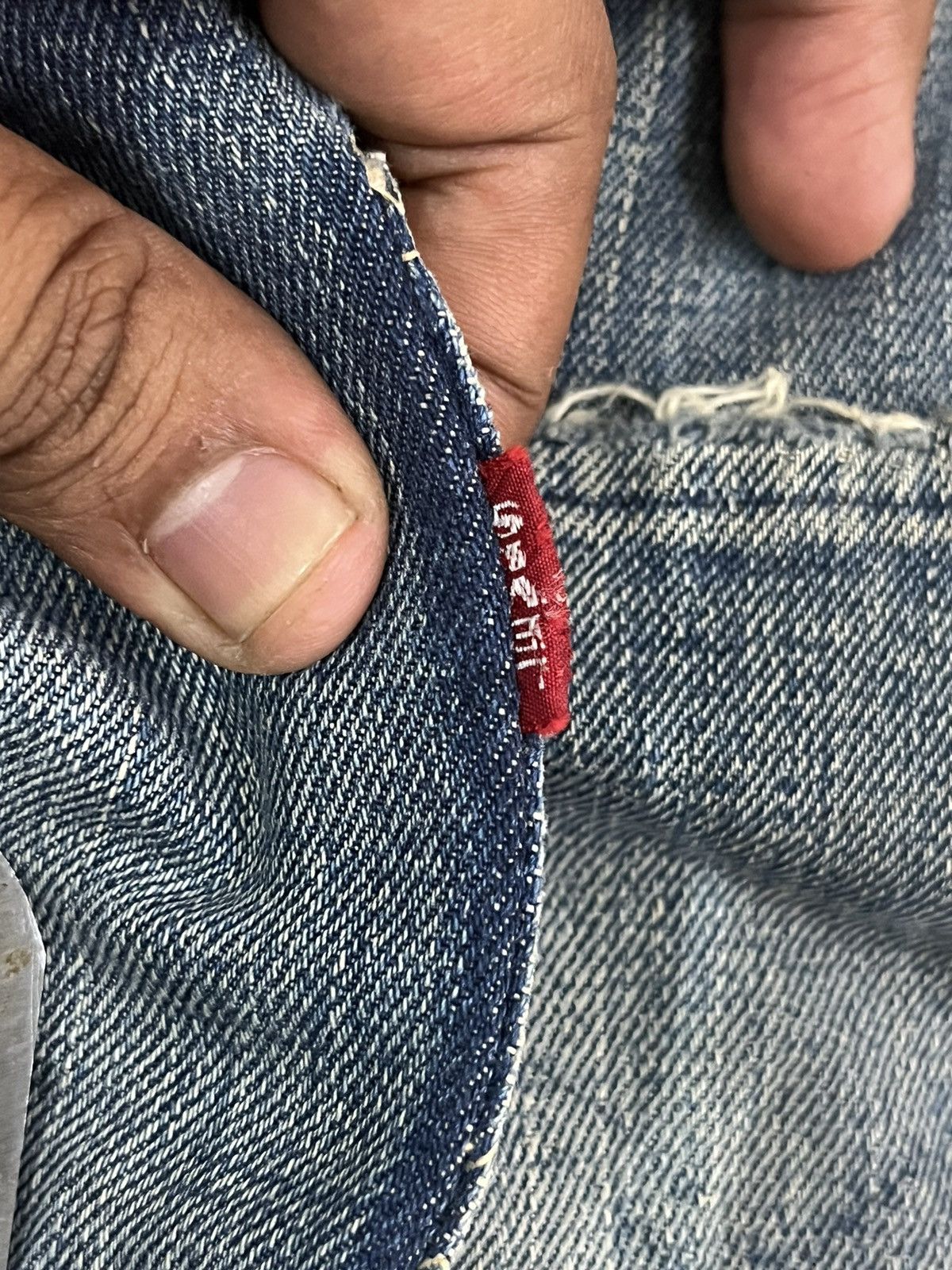 Levi's True Vintage 60’s Levi’s 501 Big E Button 4 Selvedge Denim Size US 32 / EU 48 - 17 Thumbnail
