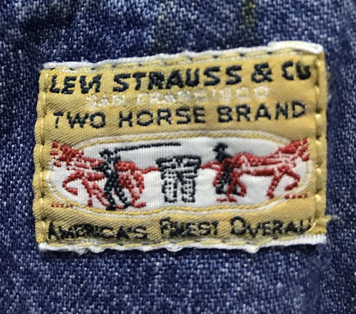 Levi's × Vintage Vintage Levi’s San Francisco Two House Brand Overalls Size US 36 / EU 52 - 8 Thumbnail