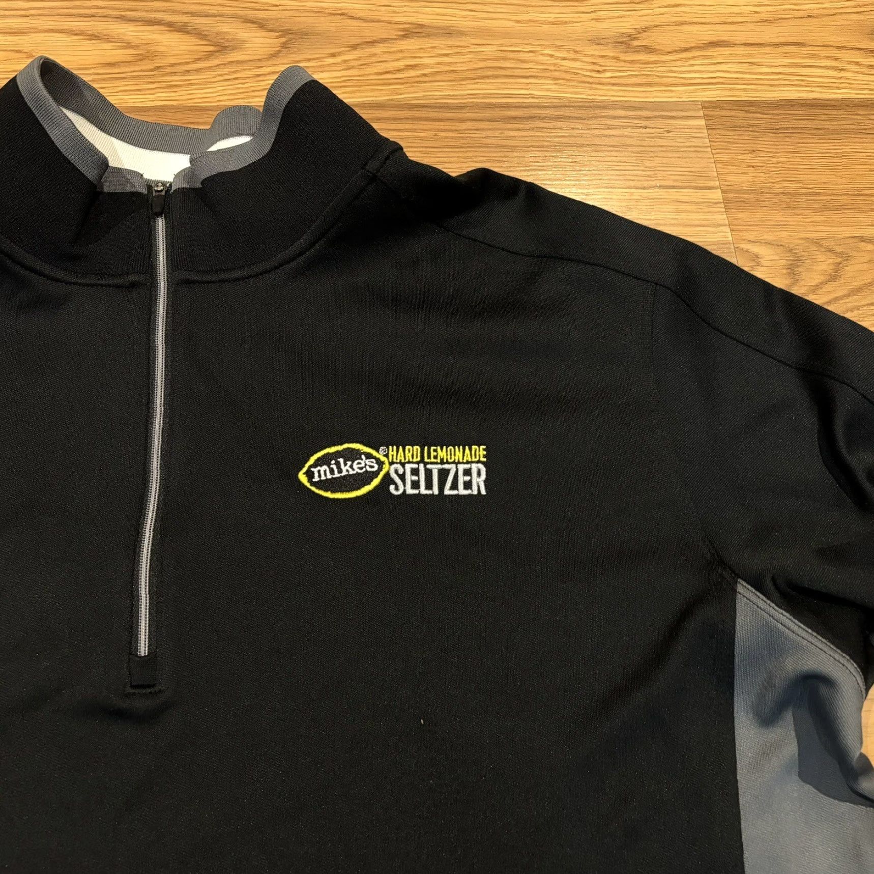 Nike Nike Dri Fit Black Long Sleeve 1/4 Zip Pullover Mike’s Hard Lemonade Men’s XL Size US XL / EU 56 / 4 - 2 Thumbnail