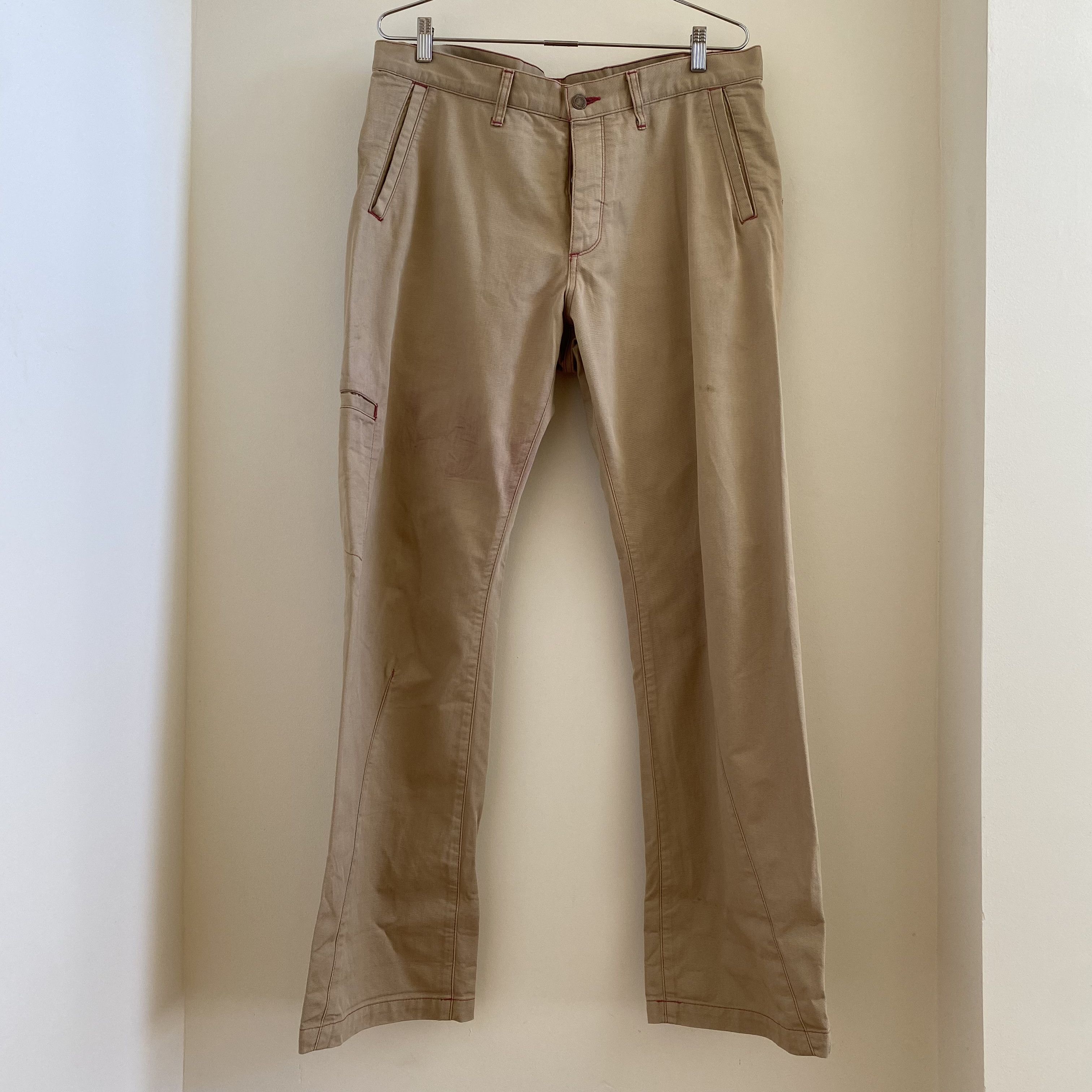 Comme des Garcons Comme des Garcons 2008 Contrast Stitch Work Pant Size US 34 / EU 50 - 1 Thumbnail