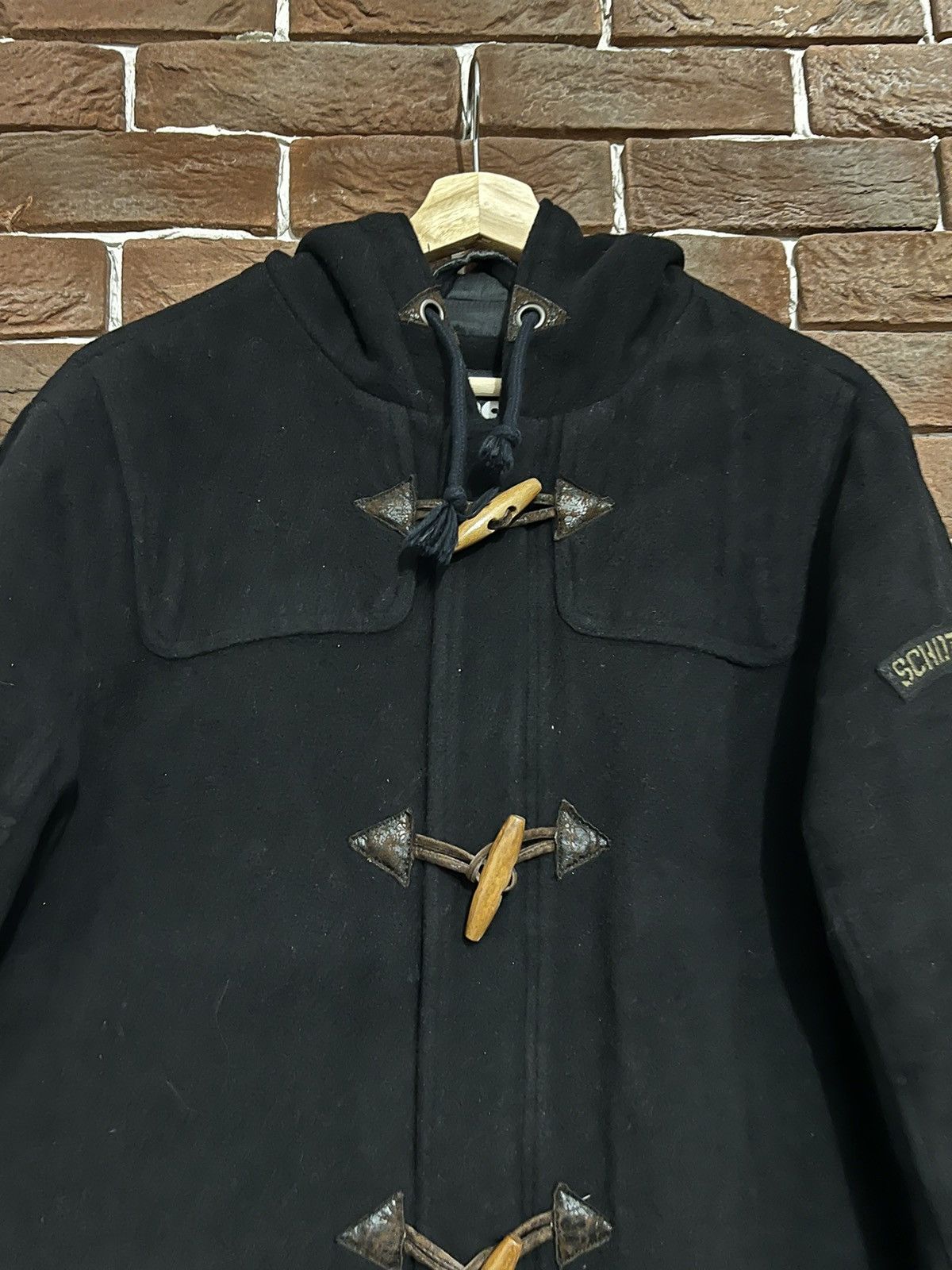 Schott Vintage 90s Schott Wool Duffel Coat Jacket Hooded Luxury M Size US M / EU 48-50 / 2 - 4 Thumbnail