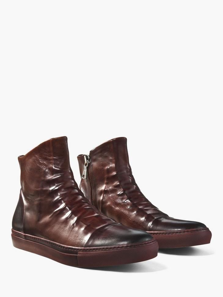 John Varvatos Reed Ghosted High Top Sneaker Size USA 11 or 44 EU Size US 11 / EU 44 - 1 Thumbnail