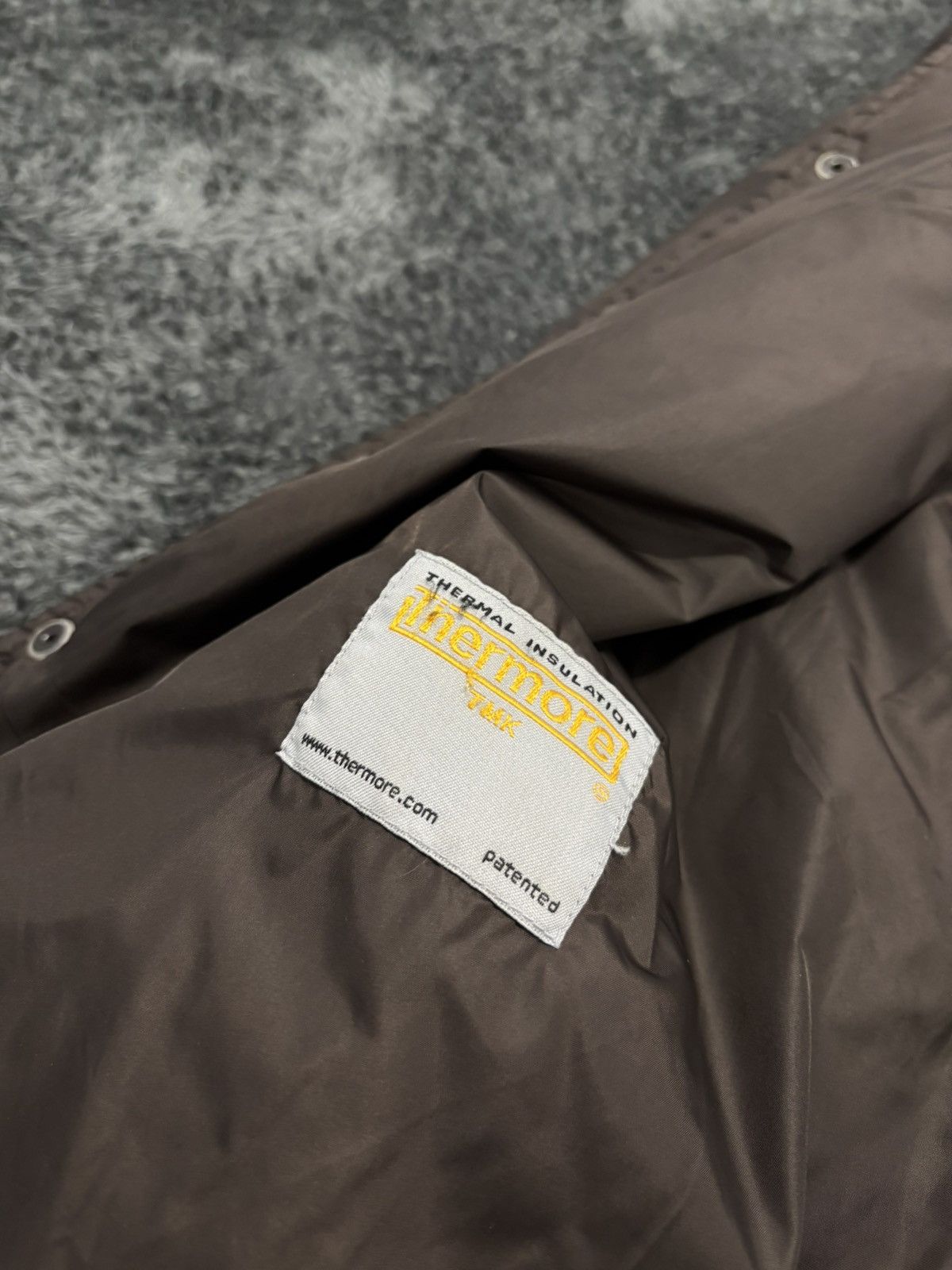 Aspesi Brown Nylon Aspesi Button Up Shirt Jacket Thermore Size US M / EU 48-50 / 2 - 10 Thumbnail