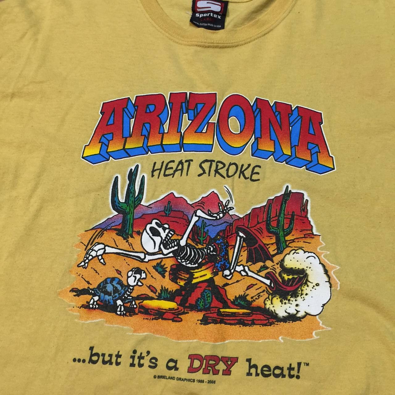 Welcome Skateboards Vintage 00s Sportex Arizona Heat Stroke 1988-2006 tshirt Size US L / EU 52-54 / 3 - 3 Thumbnail